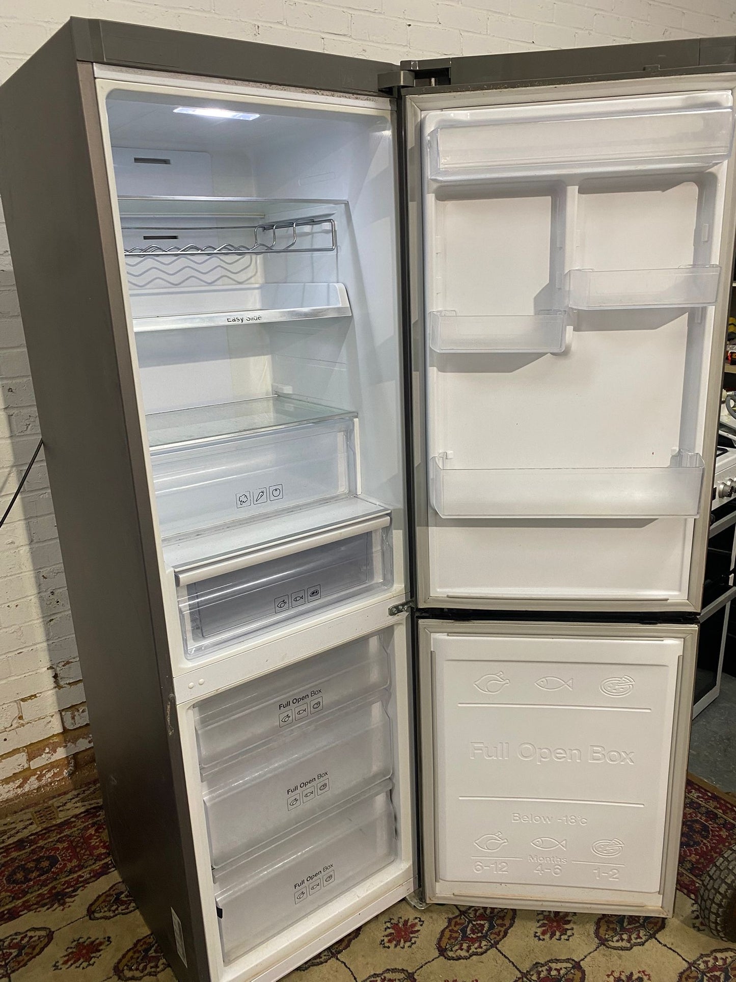 Tall Samsung Stainless Steel Fridge Freezer For Sale