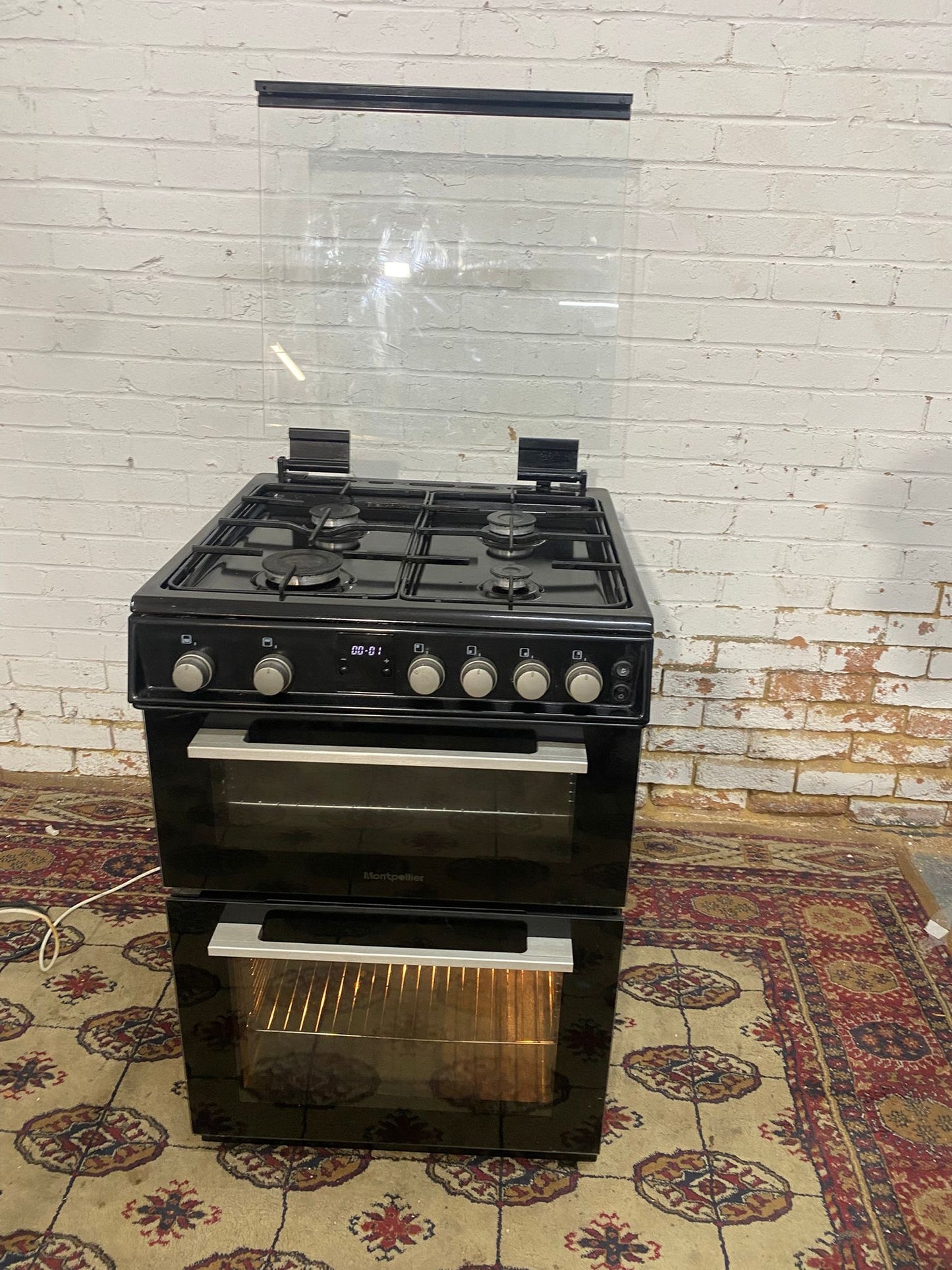 Black 60 CM Gas Cooker With Oven/Grill For Sale