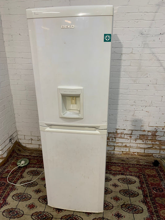 180CM Tall Beko White Fridge Freezer