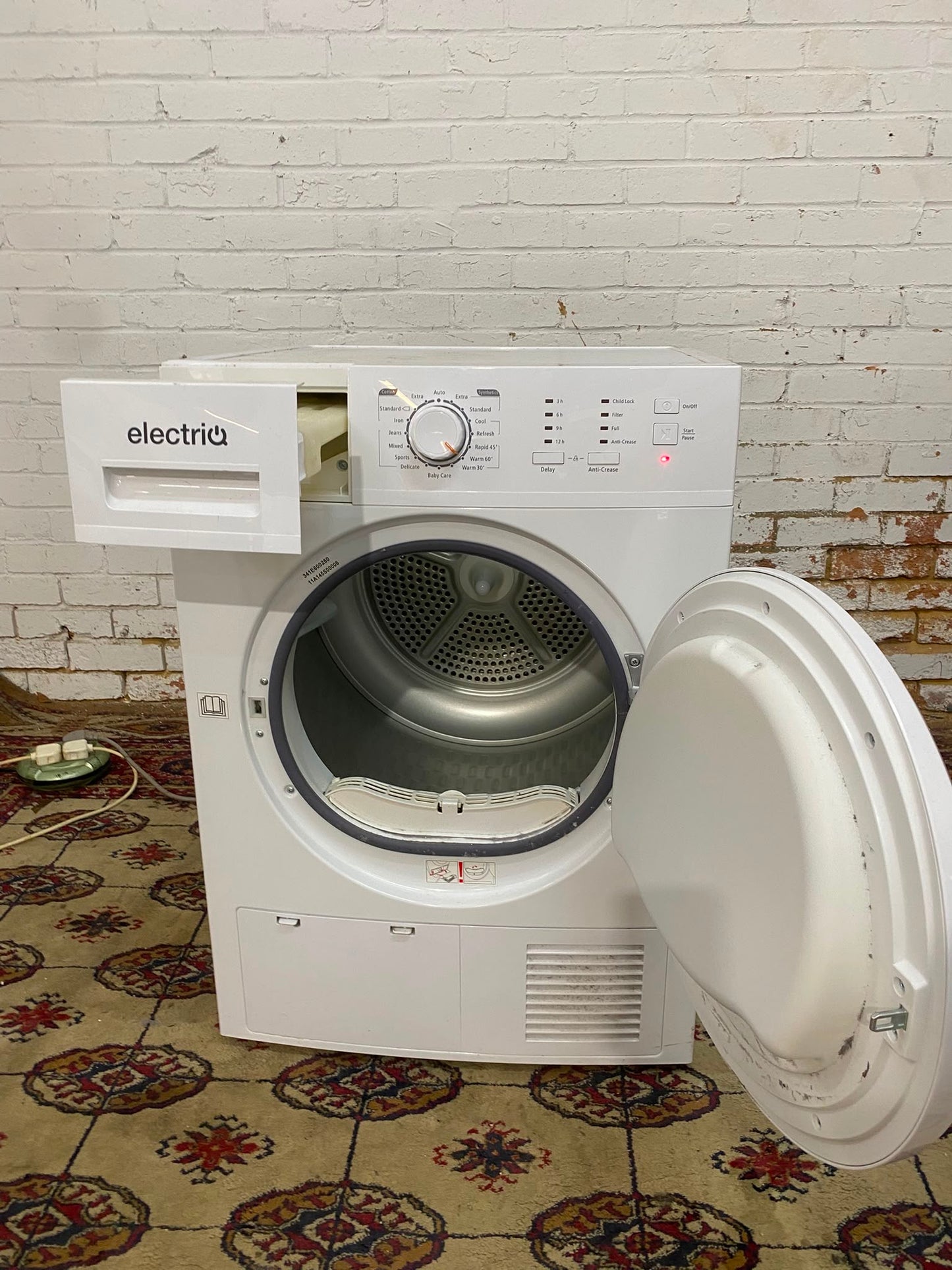 Electria 8KG Condenser Dryer With Light Inside For Sale