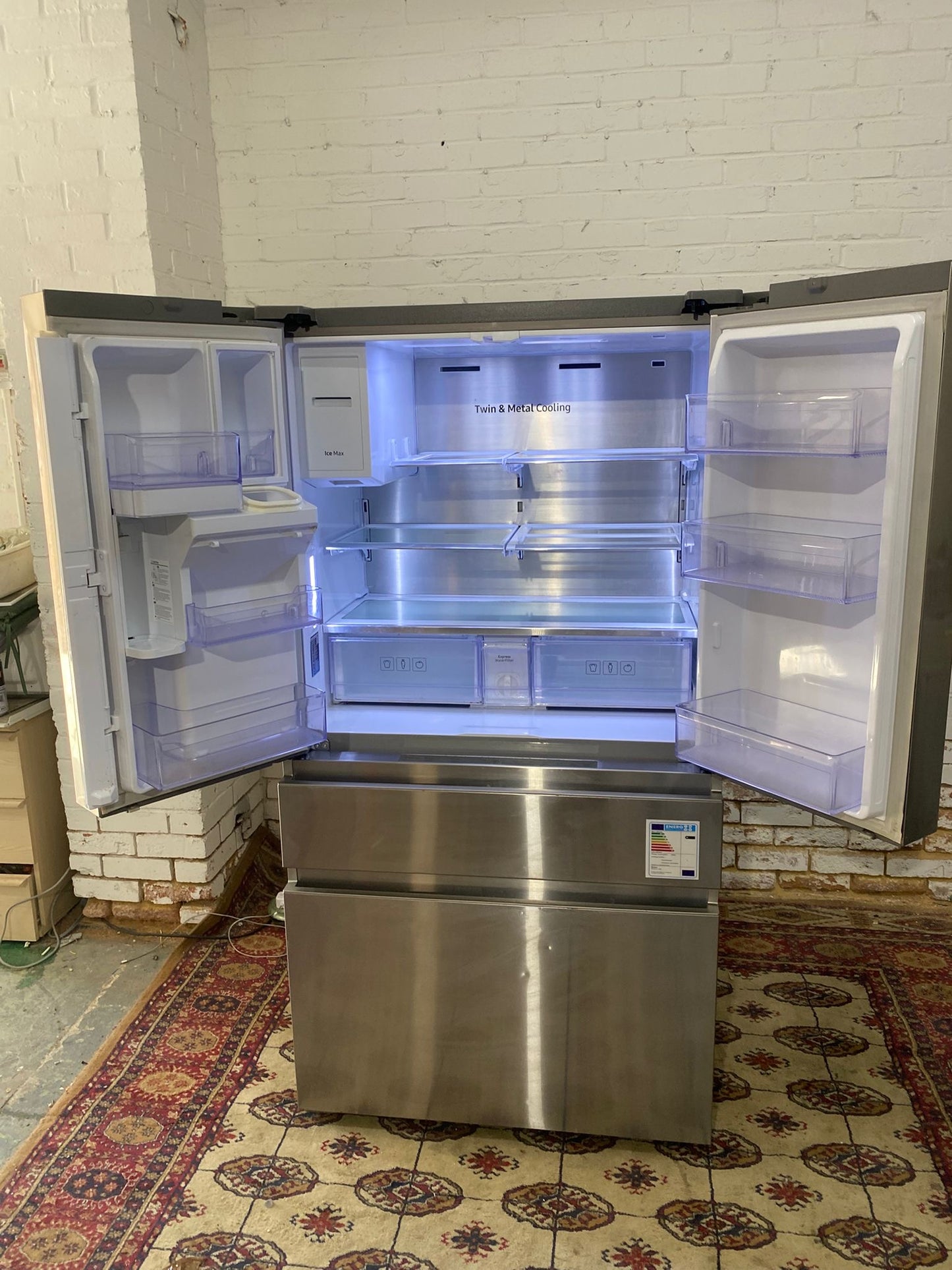 Samsung Stainless Steel French Style 4Doors American Fridge Freezer For Sale