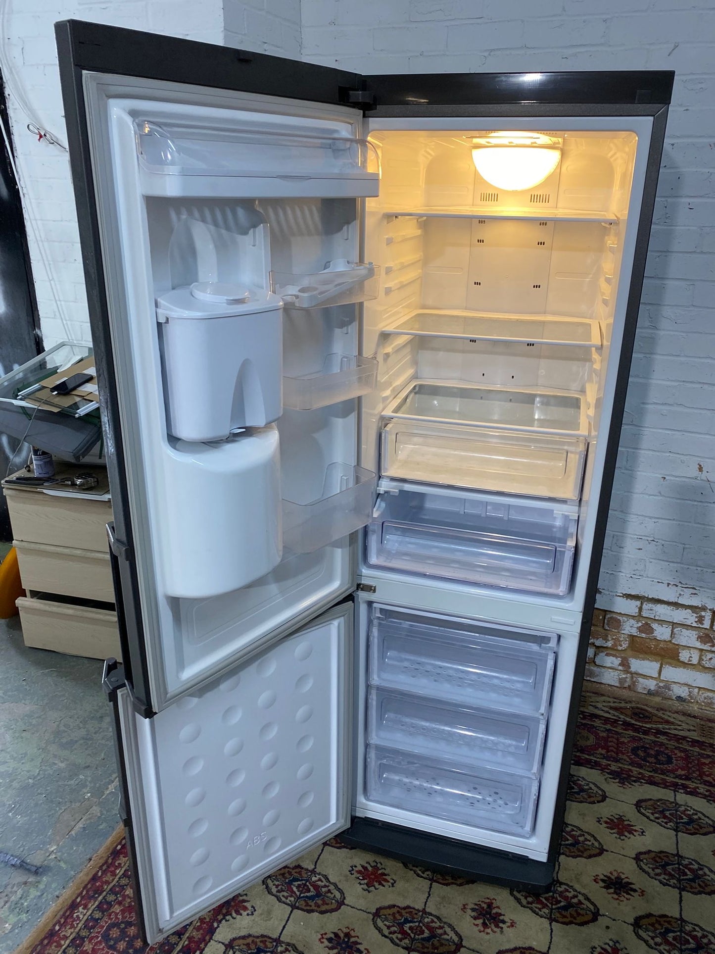 Samsung Grey Water Dispenser Fridge Freezer For Sale
