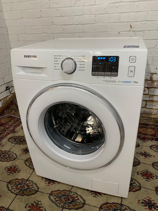 Samsung EcoBubble 7KG White Washing Machine