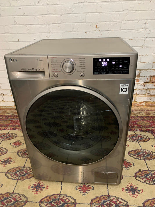 TopBrand LG Stainless Steel DirectDrive 10KG Washing Machine For Sale