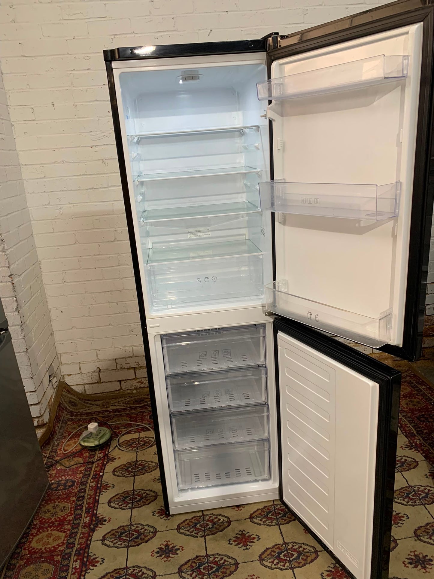 Beko Black Fridge Freezer For Sale