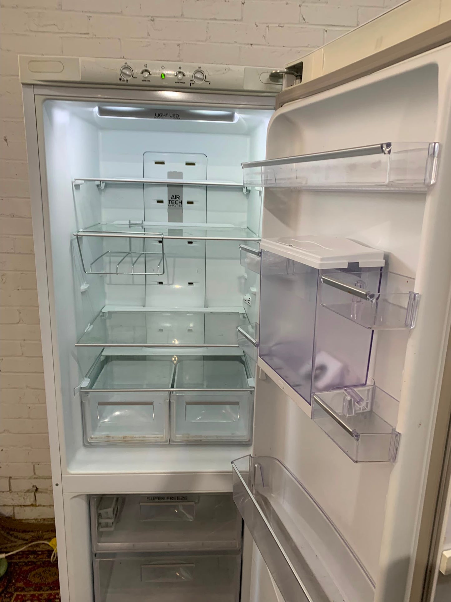 Tall HotPoint White Fridge Freezer With Water Dispenser For Sale