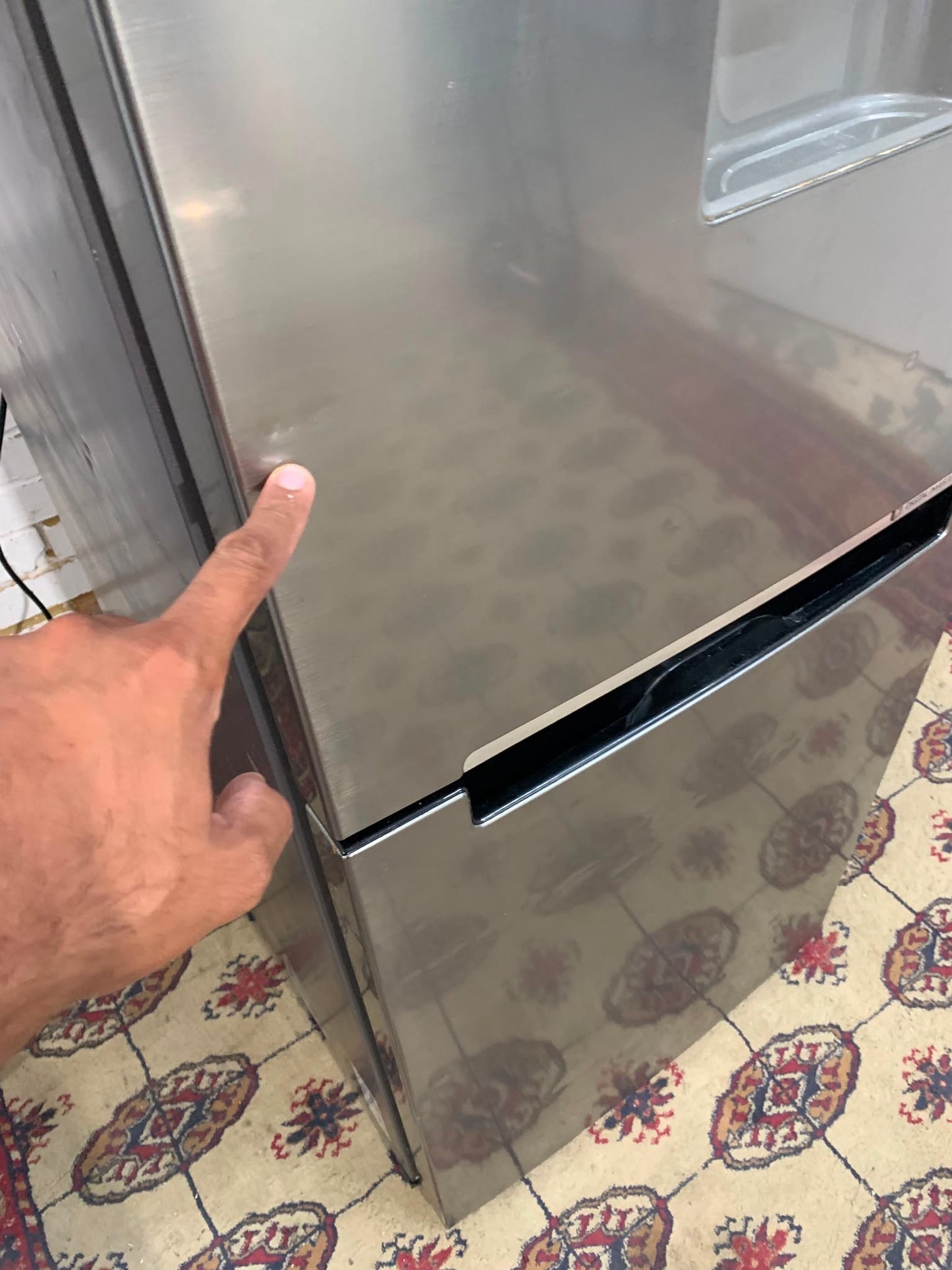 Samsung 185CM Tall Stainless Steel Fridge Freezer Only For Sale