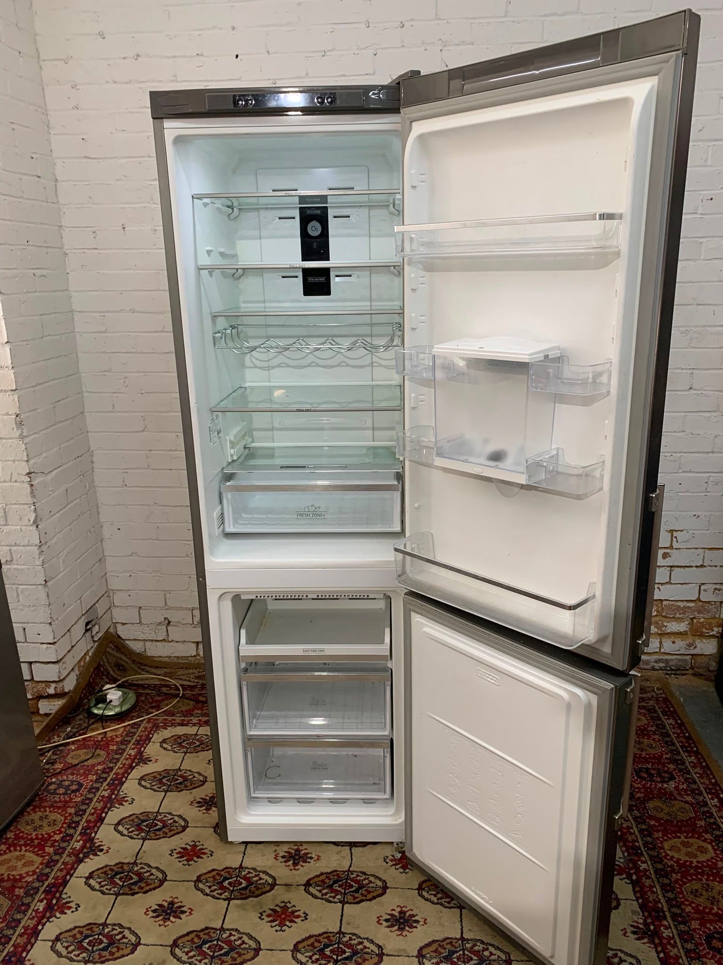 Tall 2M HotPoint Stainless Steel With Water Dispenser Fridge Freezer For Sale