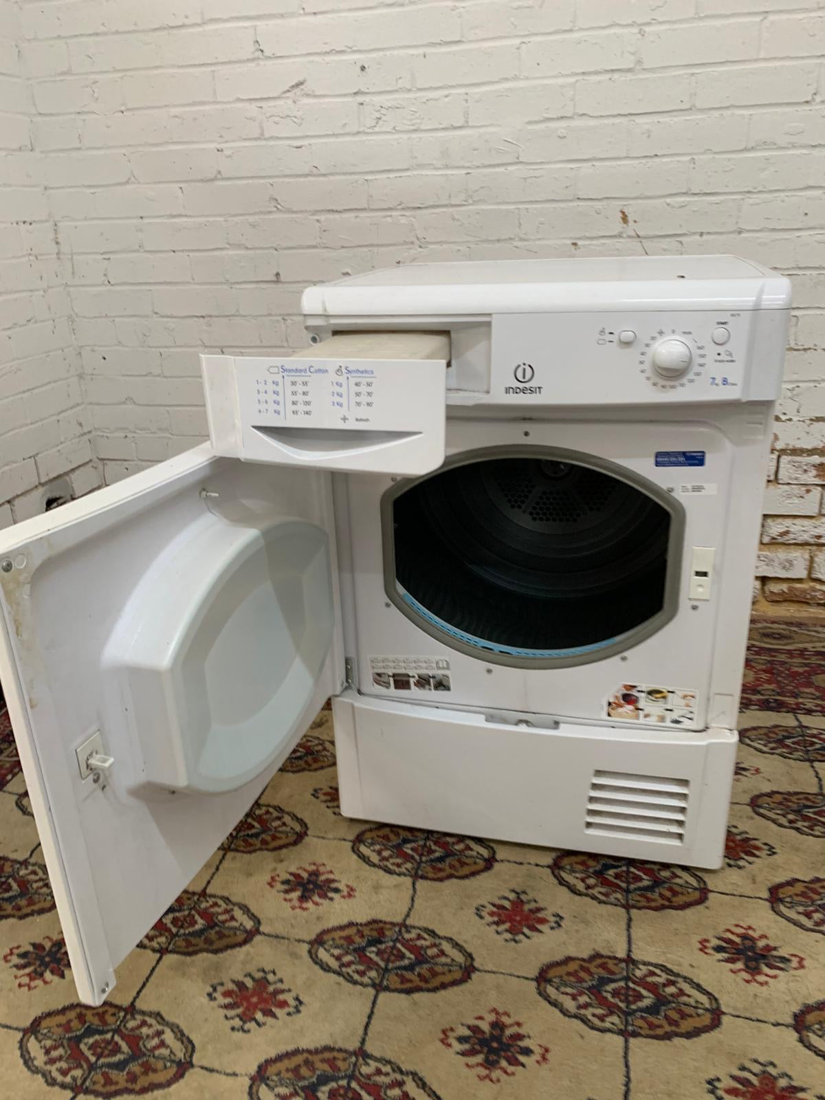 Indesit White Condenser Dryer For Sale