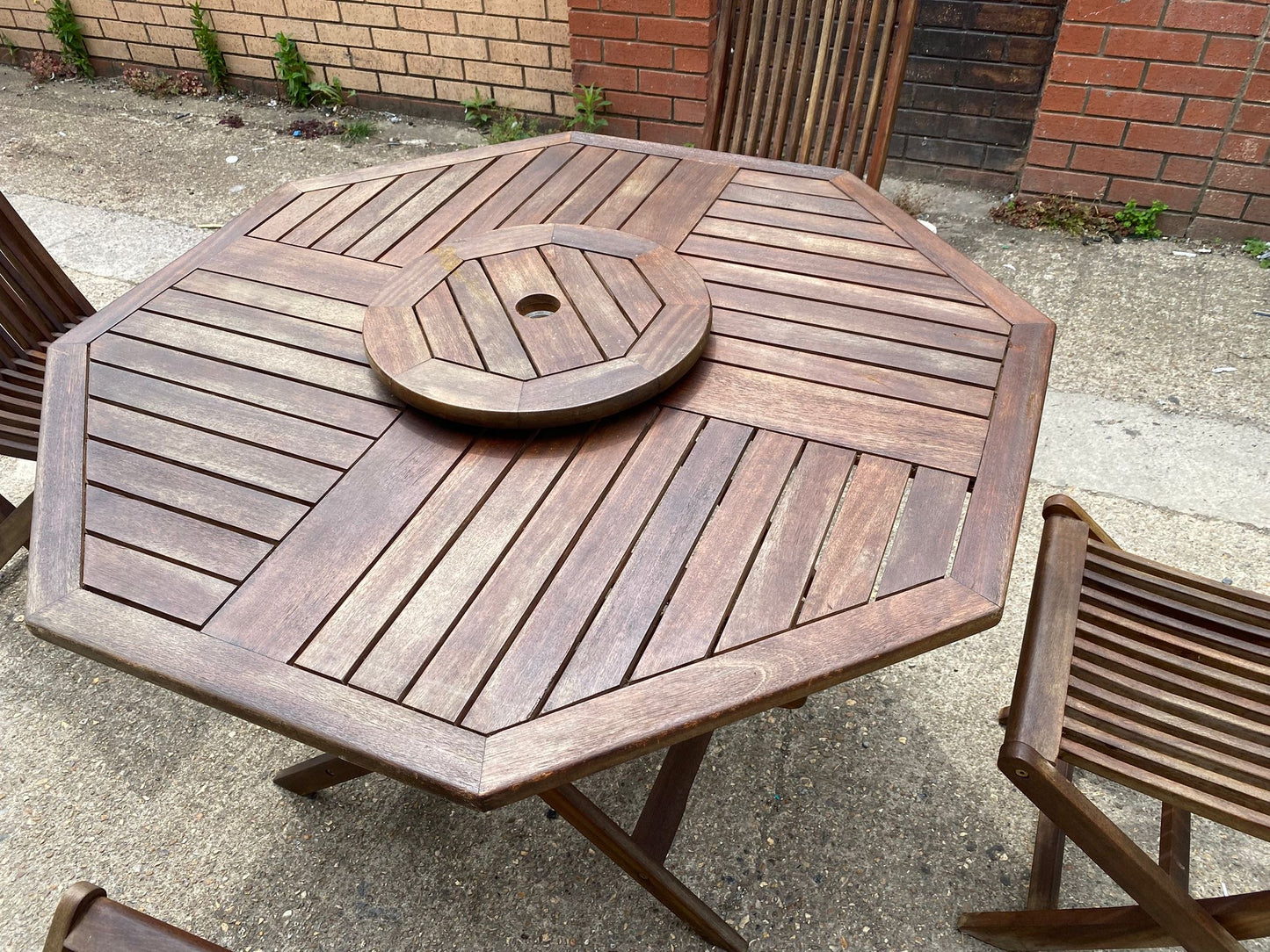 Branded Wooden Table With 4 Chairs For Sale