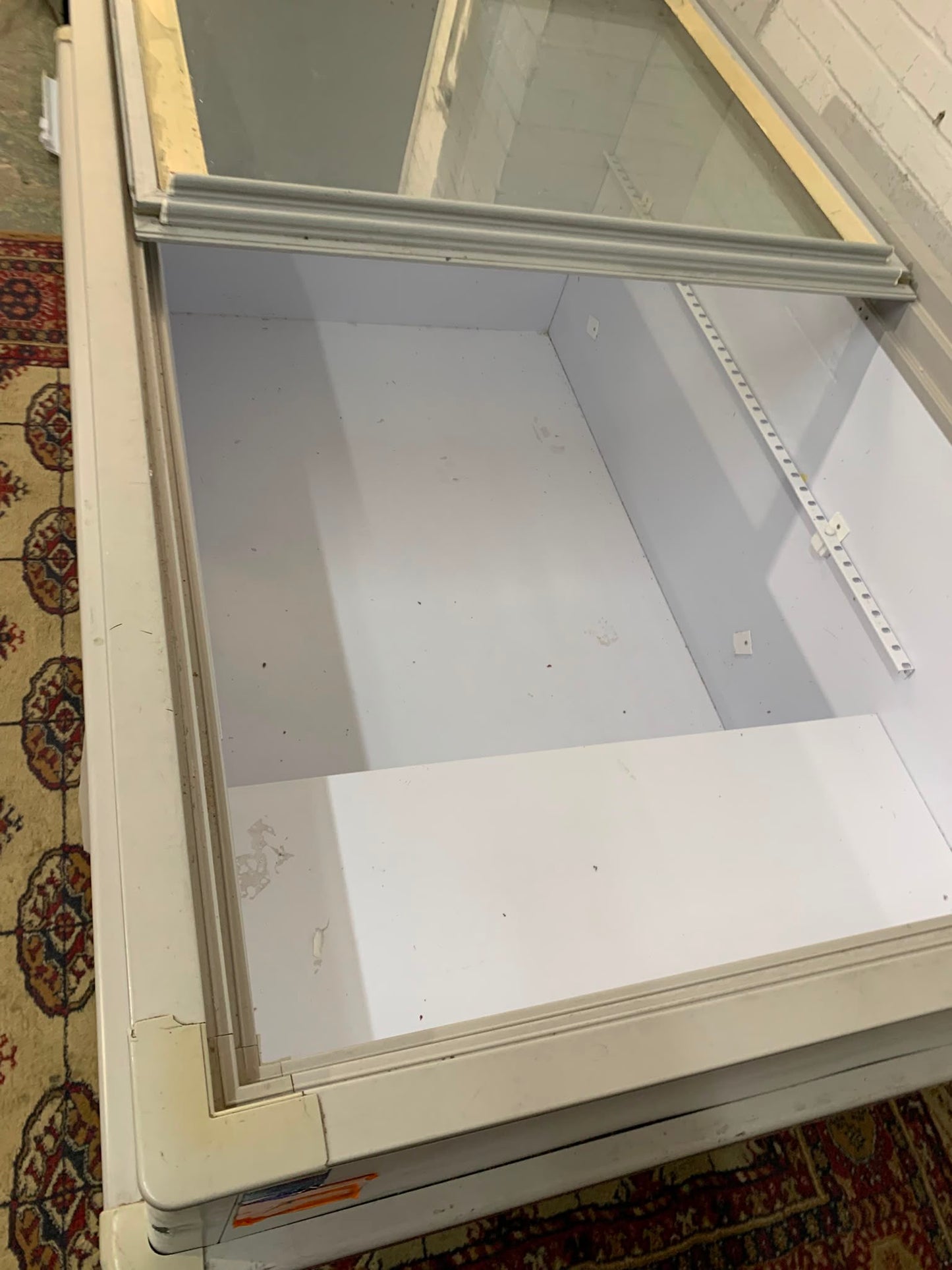 Long Commercial Glass Chest Freezer For Sale