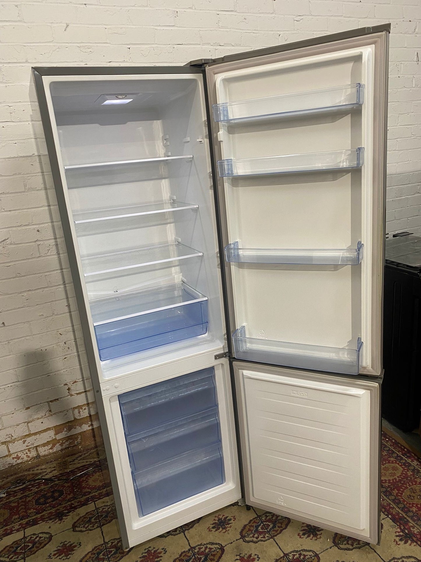 FridgeMaster Grey Fridge Freezer For Sale