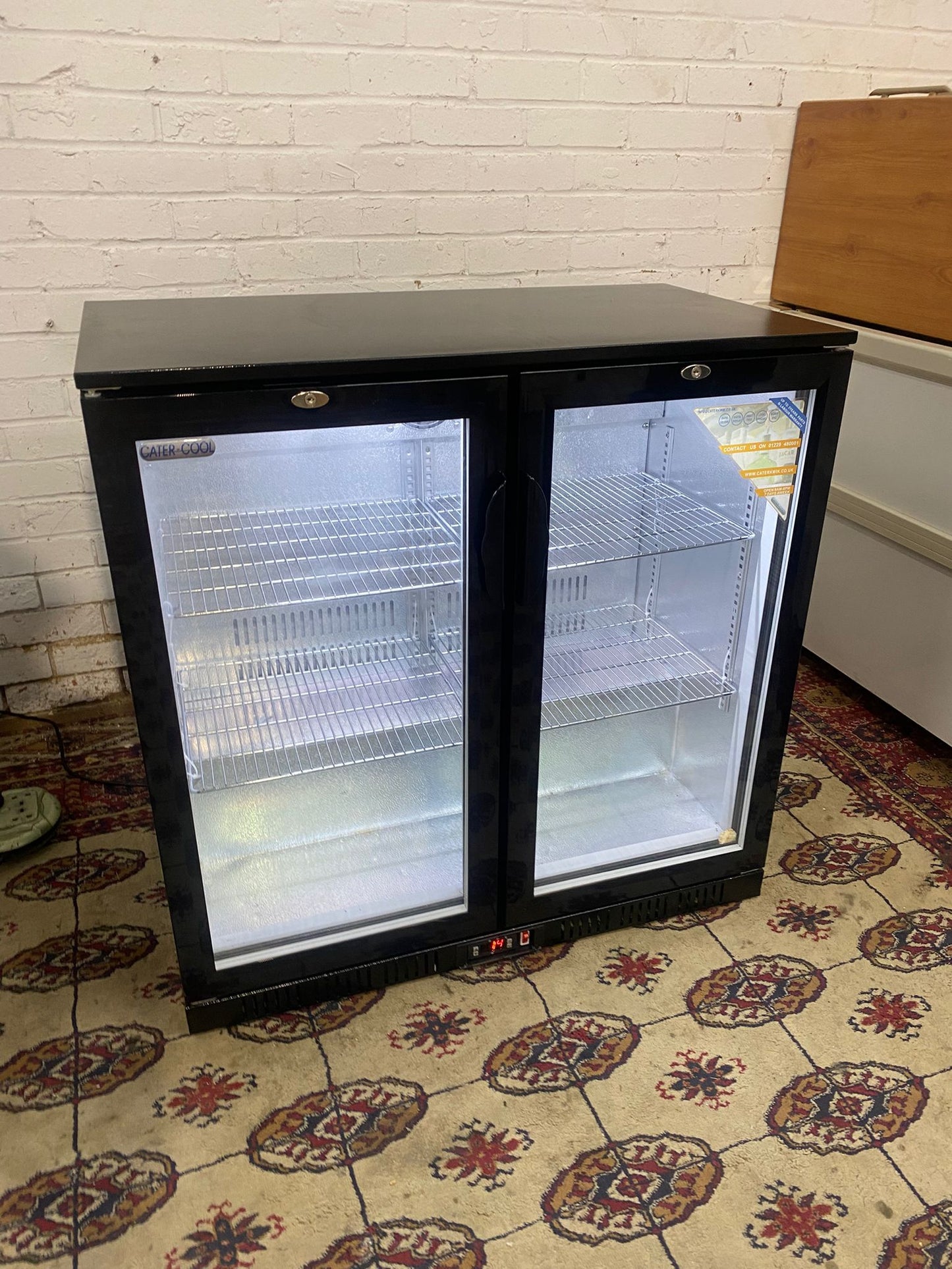 🚚Beautiful 2Doors Commercial Bar Drinks Fridge For Sale