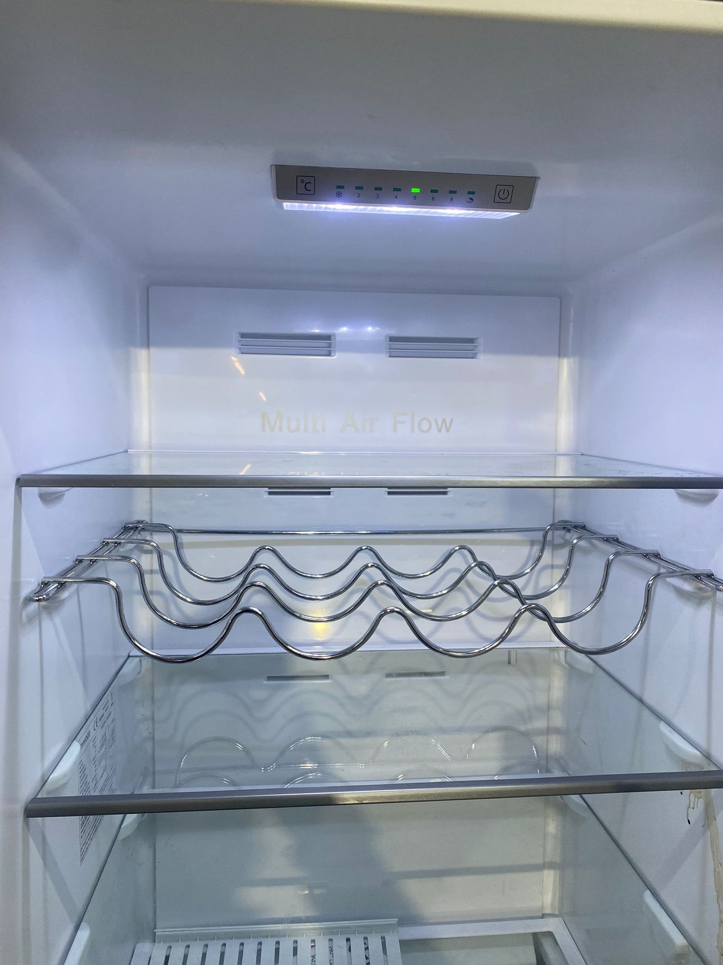 🚚Beautiful Tall Kenwood Grey Fridge Freezer For Sale