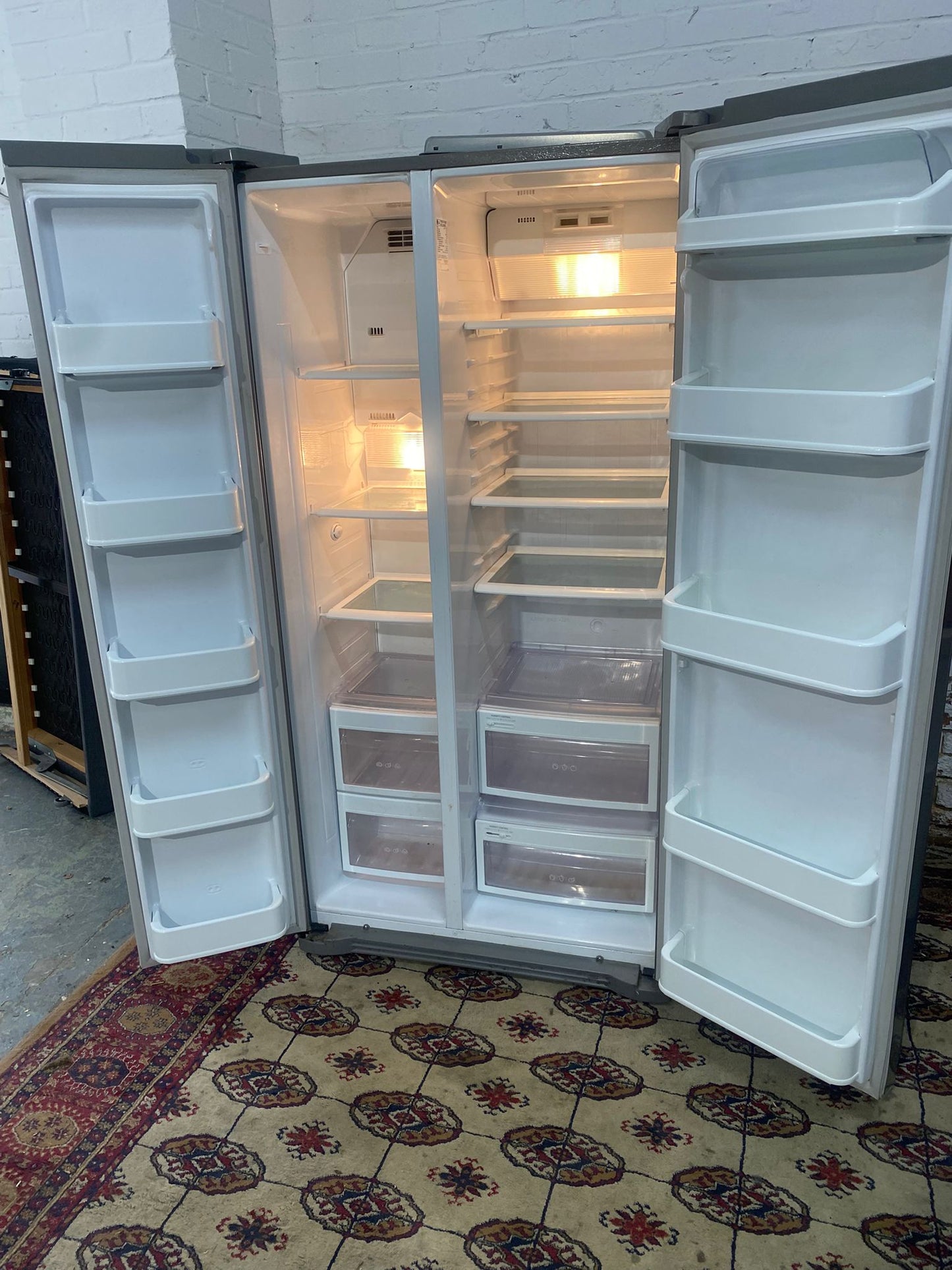 đźššTop Brand LG Non Plumb American Stainless Steel Double Door Fridge Freezer For Sale