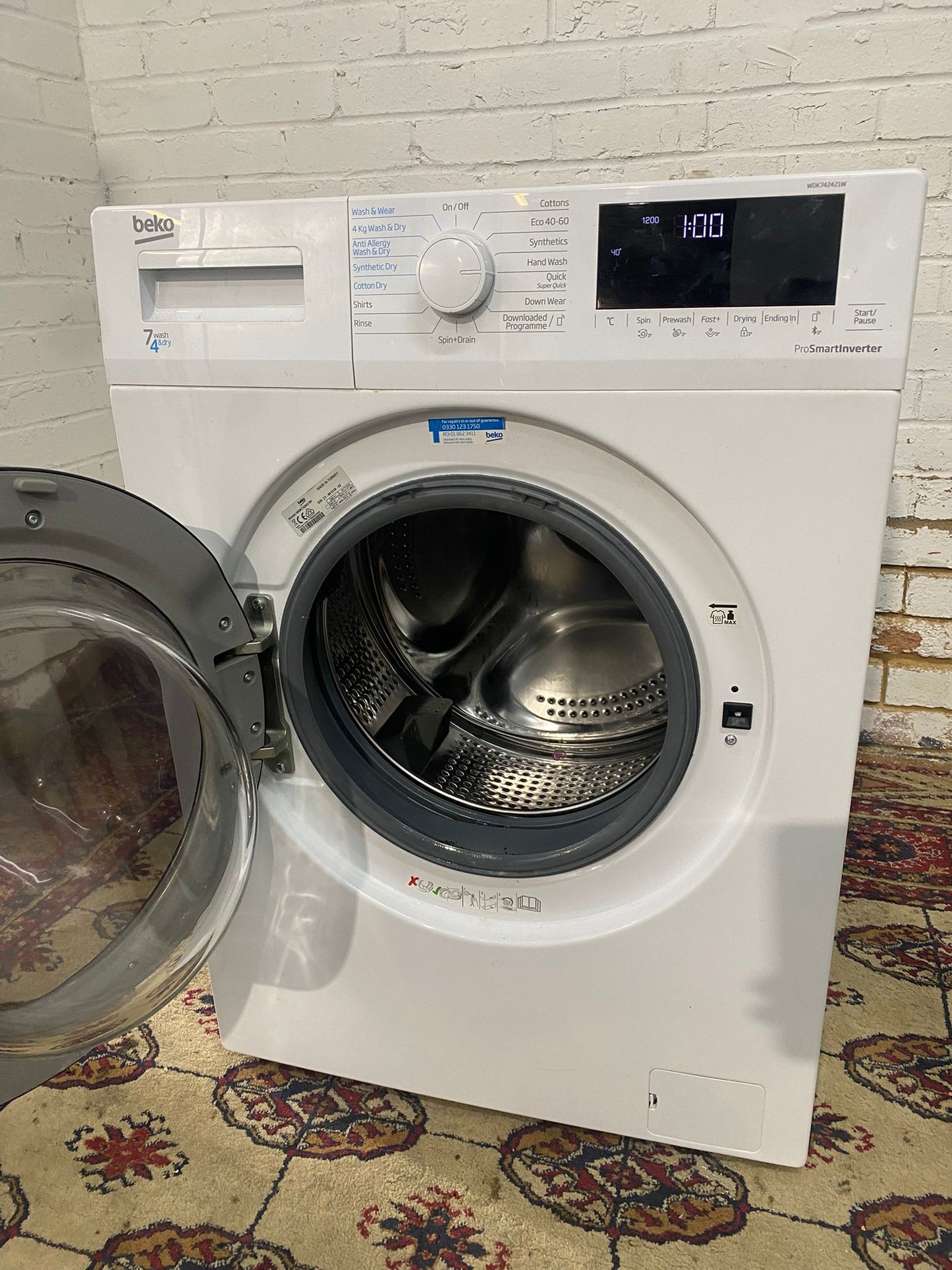 🚚FREE DELIVERY Beautiful Beko 7+4KG Washer Dryer For Sale