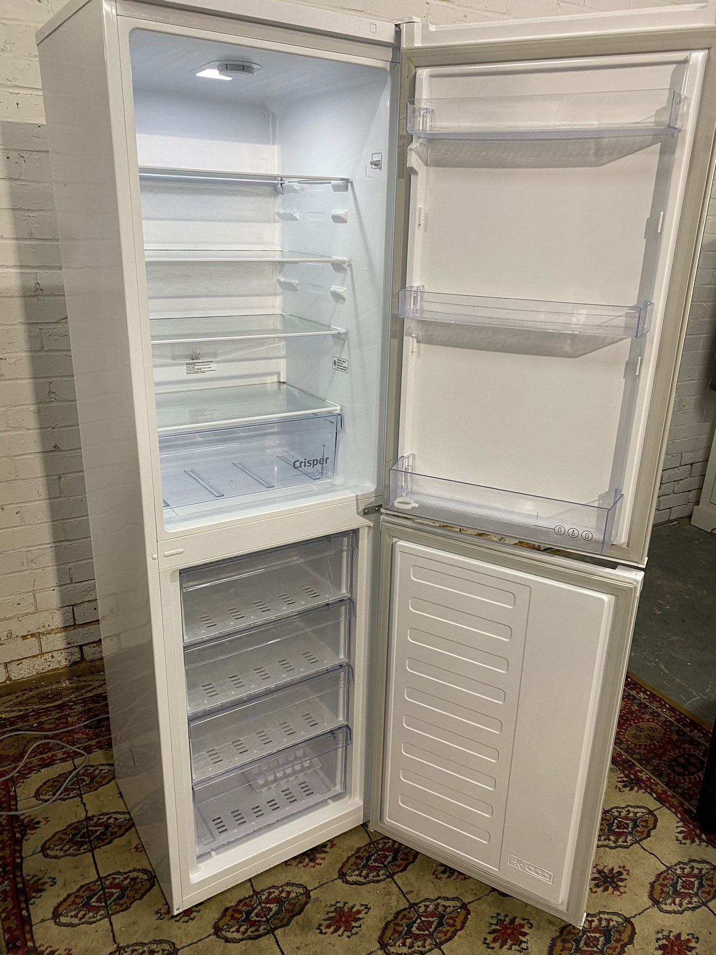 TopBrand Beko White Frost Free Fridge Freezer For Sale