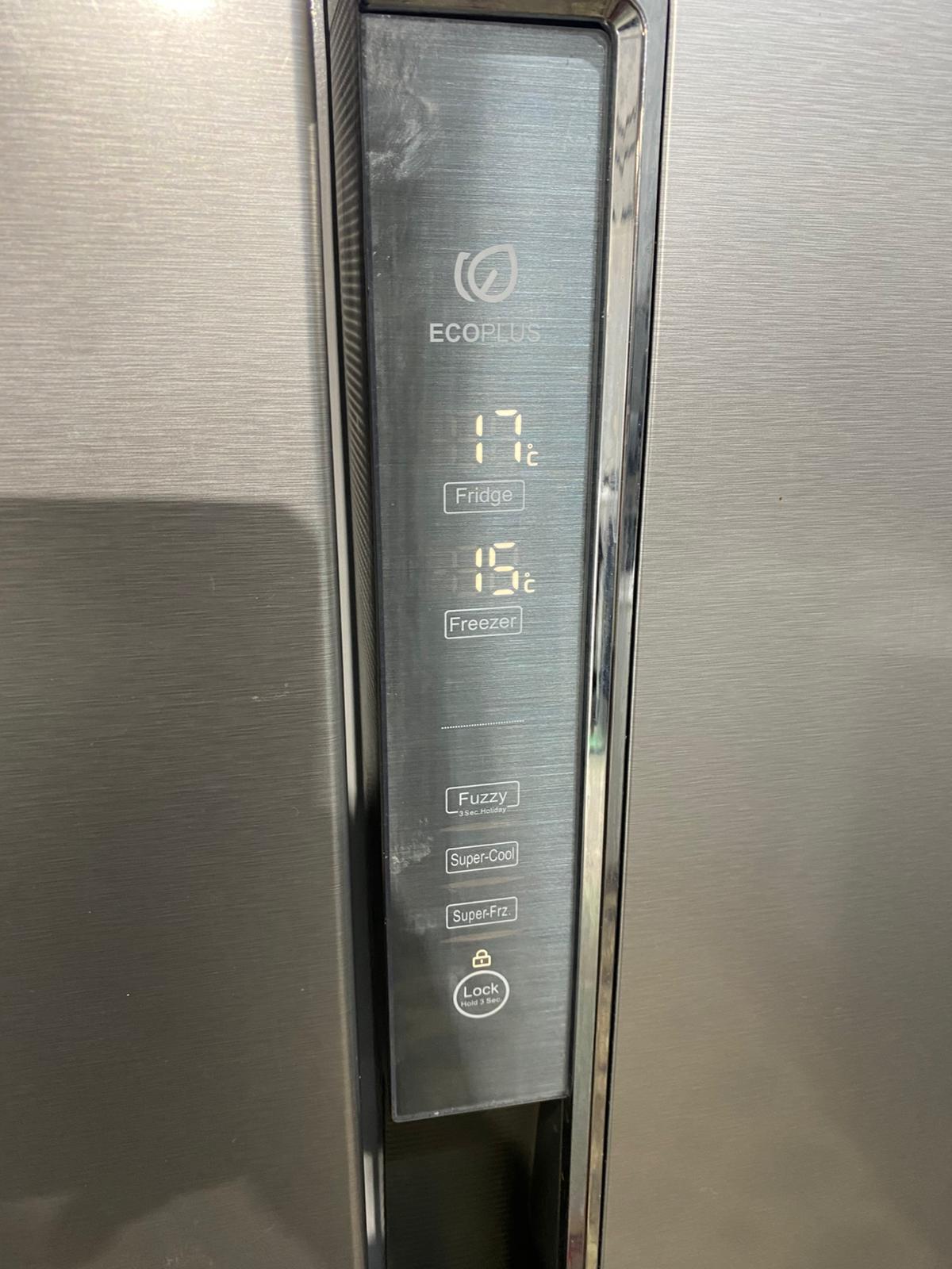 Beautiful Haier Grey American Double Door Fridge Freezer For Sale