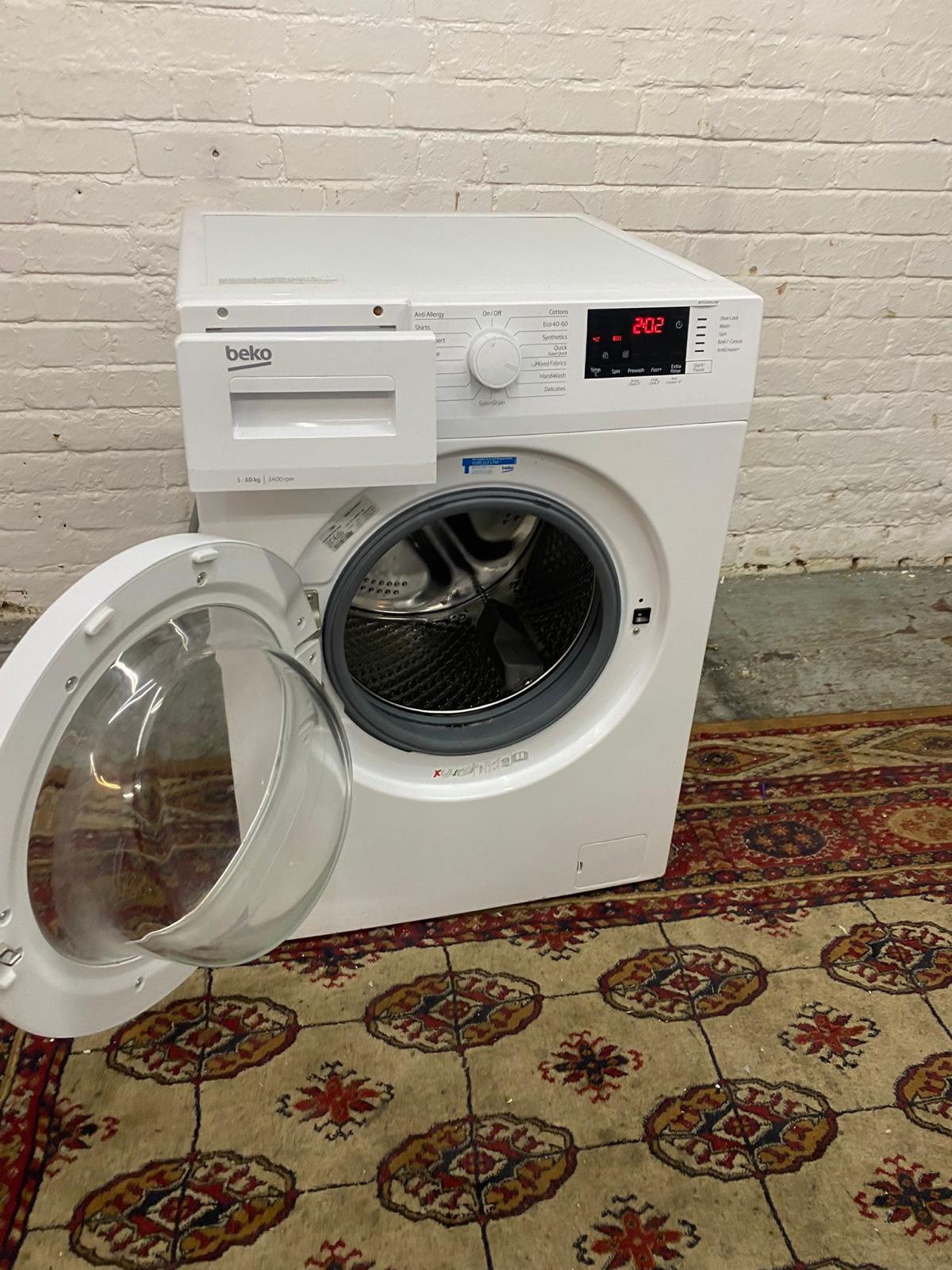 🚚Beautiful Beko 10KG Large Drum Washing Machine For Sale
