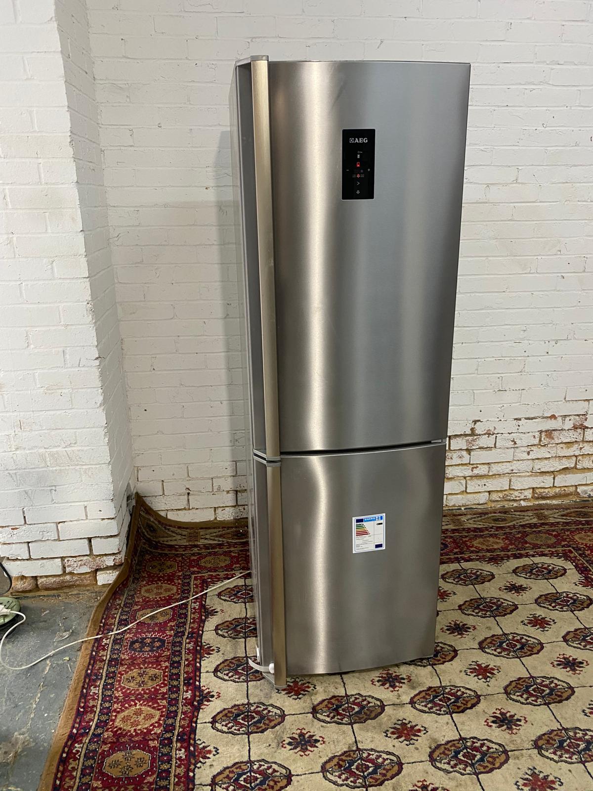 AEG Stainless Steel Frost Free Fridge Freezer