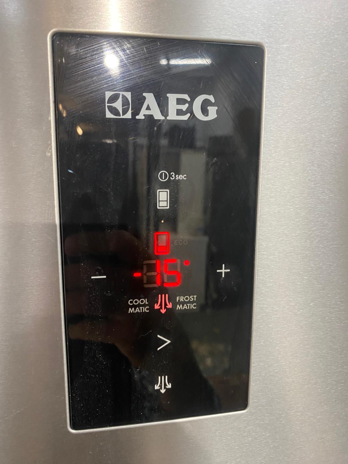 AEG Stainless Steel Frost Free Fridge Freezer