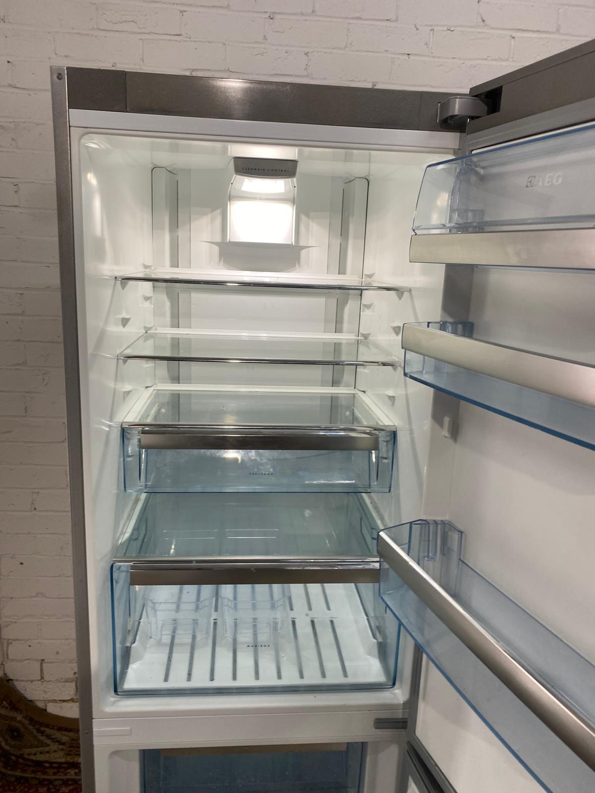 AEG Stainless Steel Frost Free Fridge Freezer