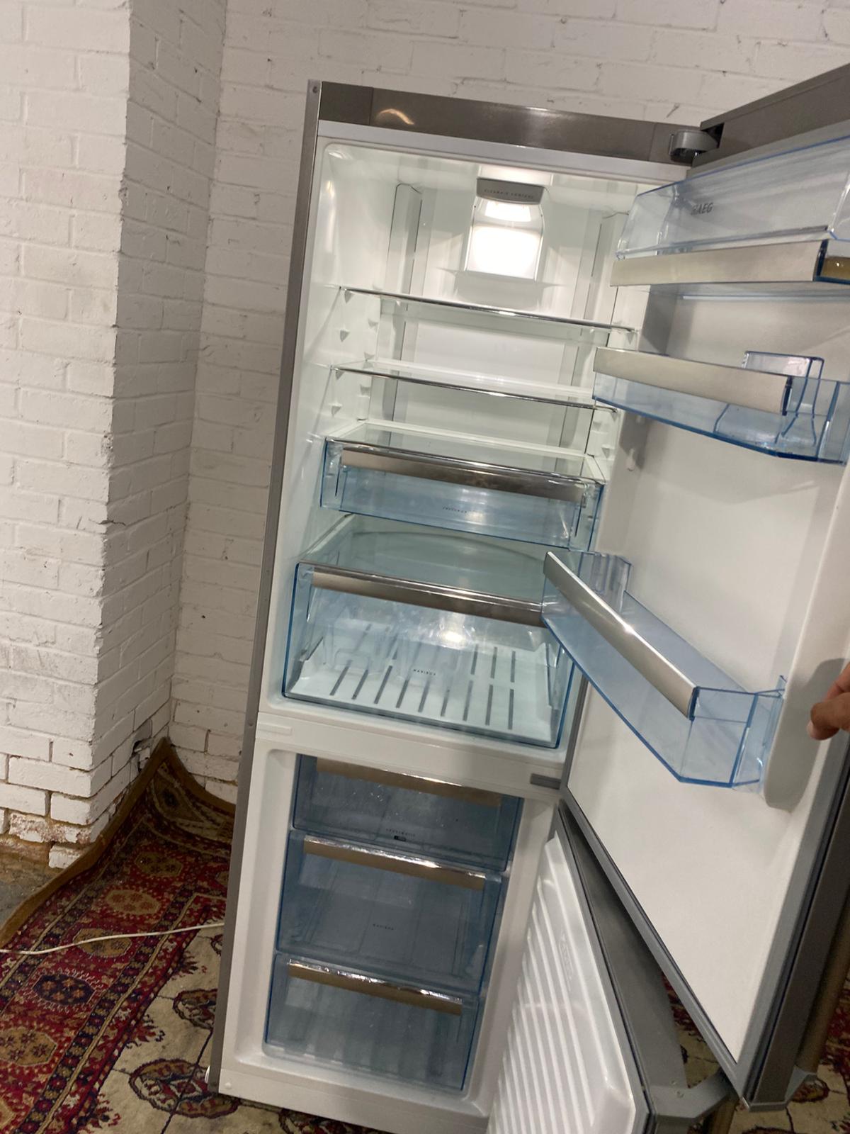 AEG Stainless Steel Frost Free Fridge Freezer