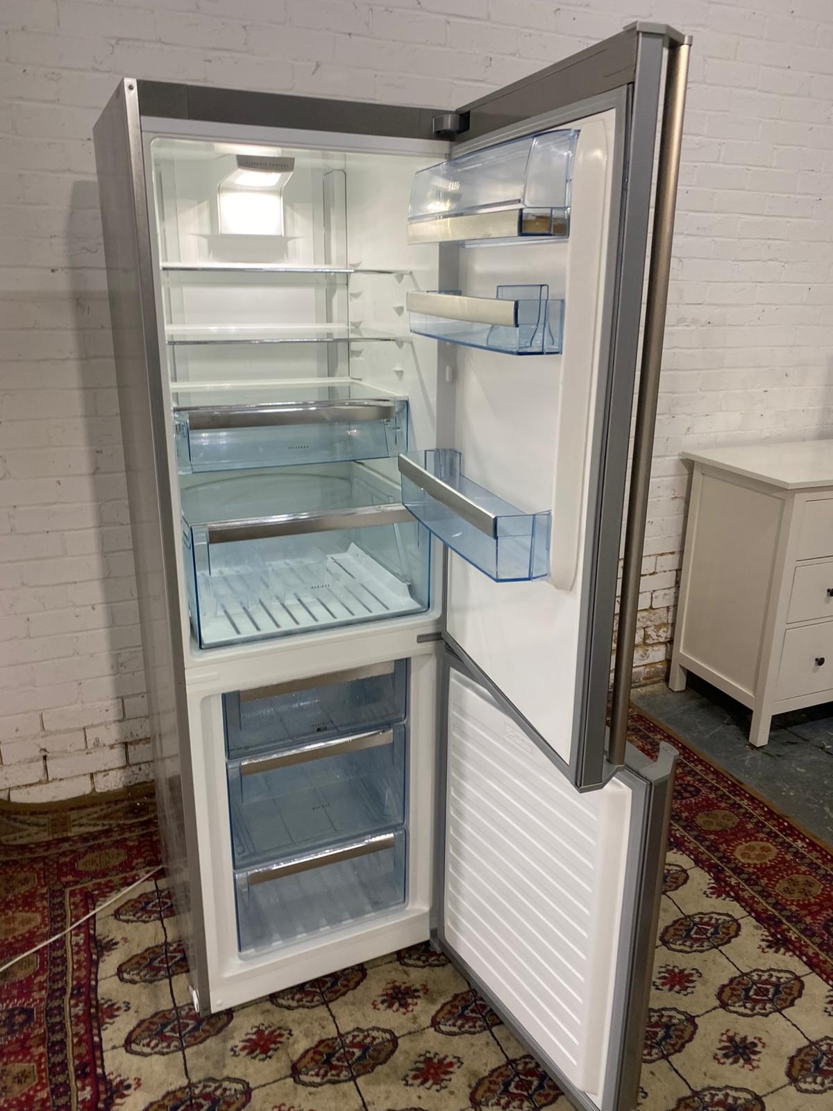 AEG Stainless Steel Frost Free Fridge Freezer