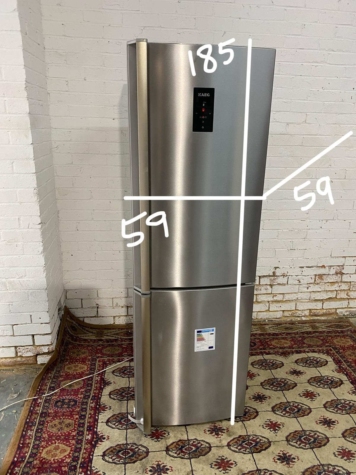 AEG Stainless Steel Frost Free Fridge Freezer