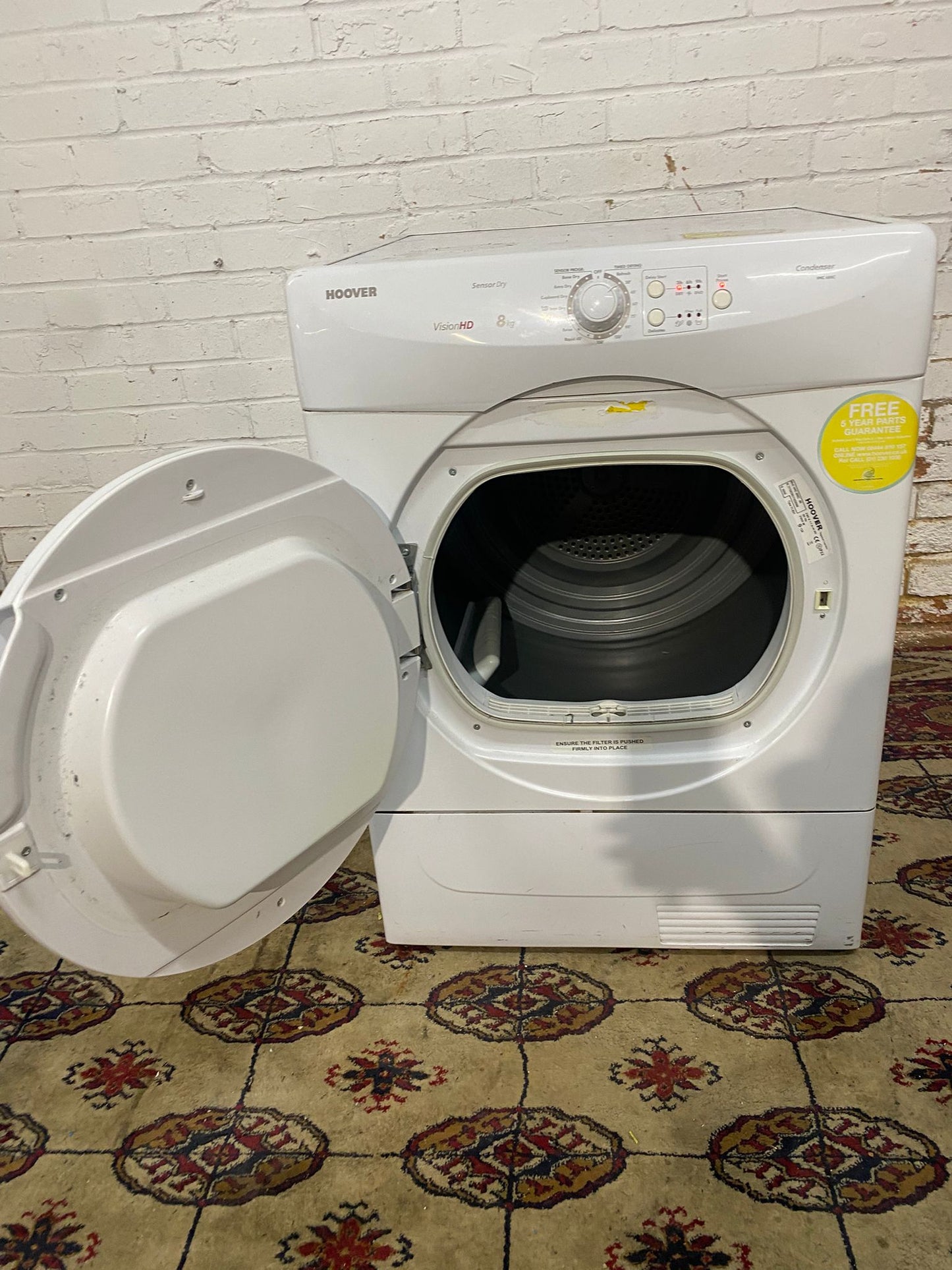 Beautiful Hoover 8KG Condenser Dryer With HeatPump For Sale