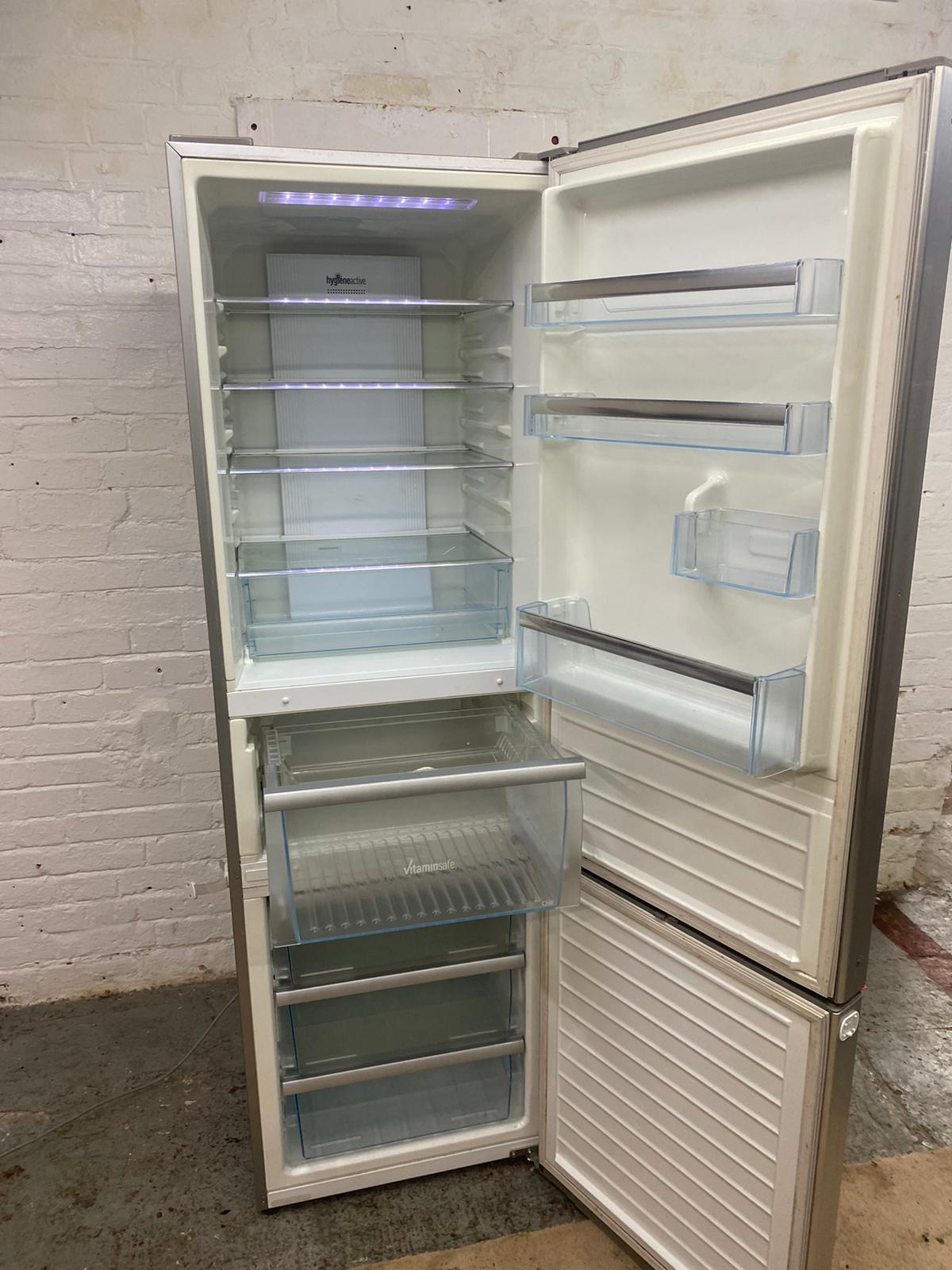 Beautiful Panasonic Stainless Steel Tall Fridge Freezer For Sale