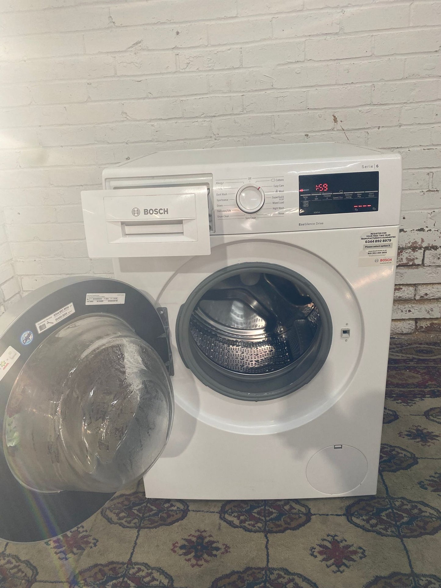 🚚Beautiful TopBrand Bosch 9KG Washing Machine For Sale