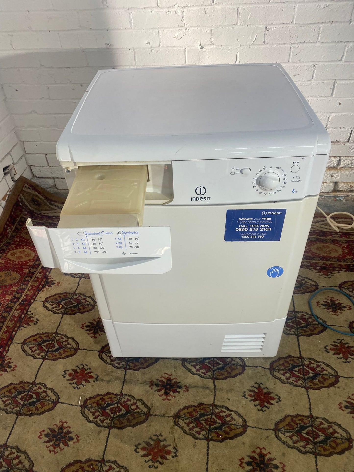 🚐🚐Beautiful Beko Indesit 8KG Condenser Dryer For Sale