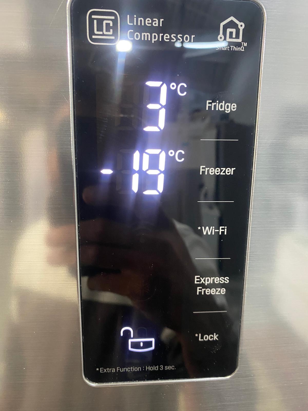 đźššTop Brand LG Non Plumb Stainless Steel American Double Door Fridge Freezer For Sale