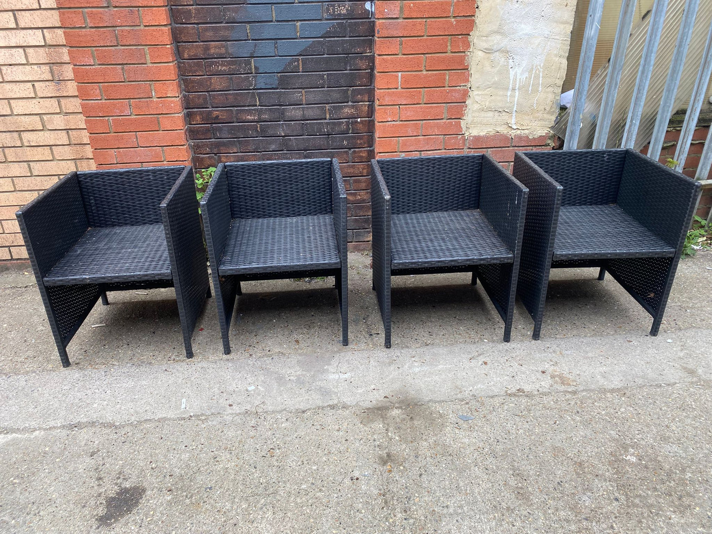 β
π4 Rattan Garden Cubes Chairs Sale