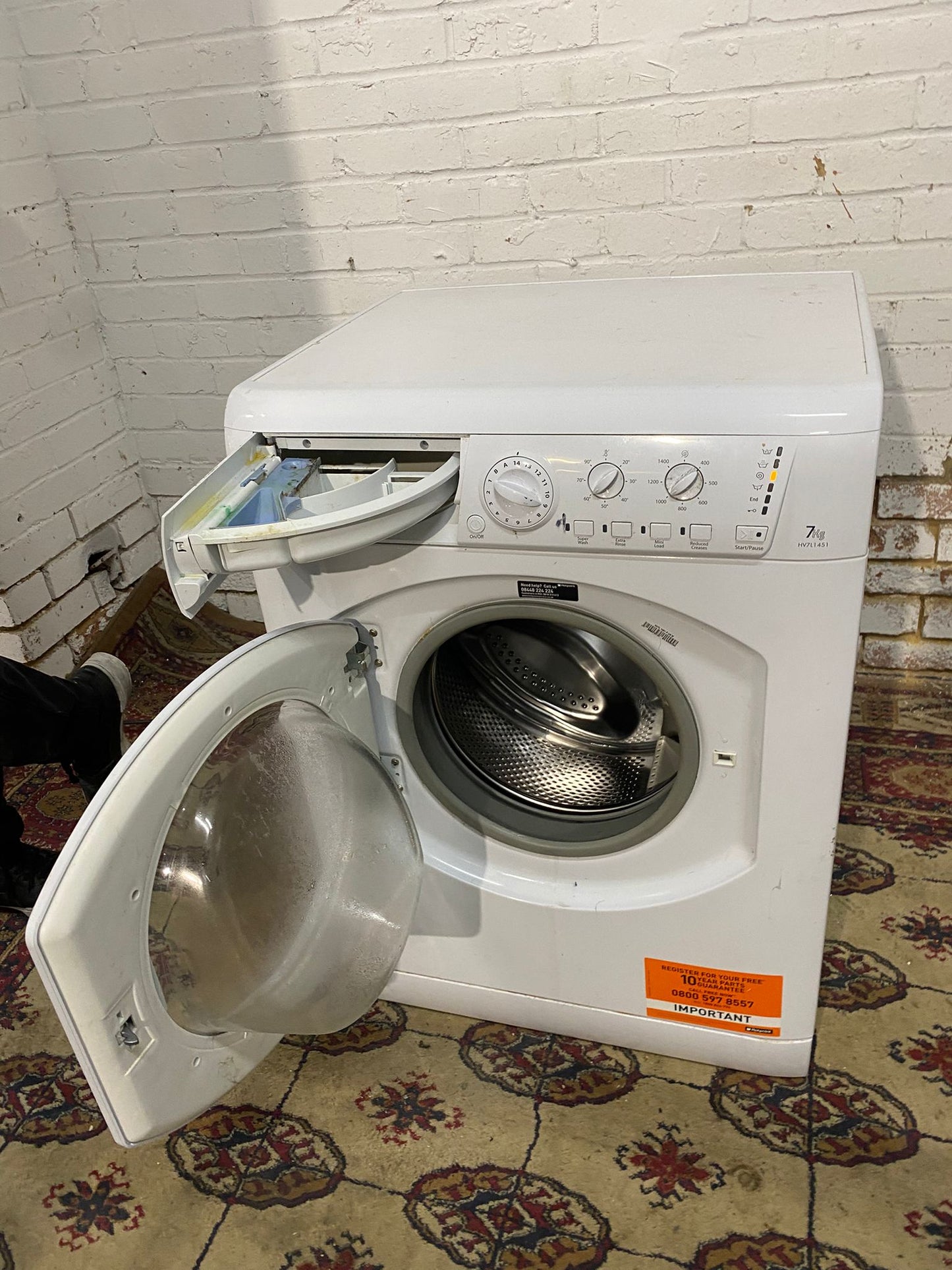 🚚Beautiful HotPoint 7KG Washing Machine For Sale