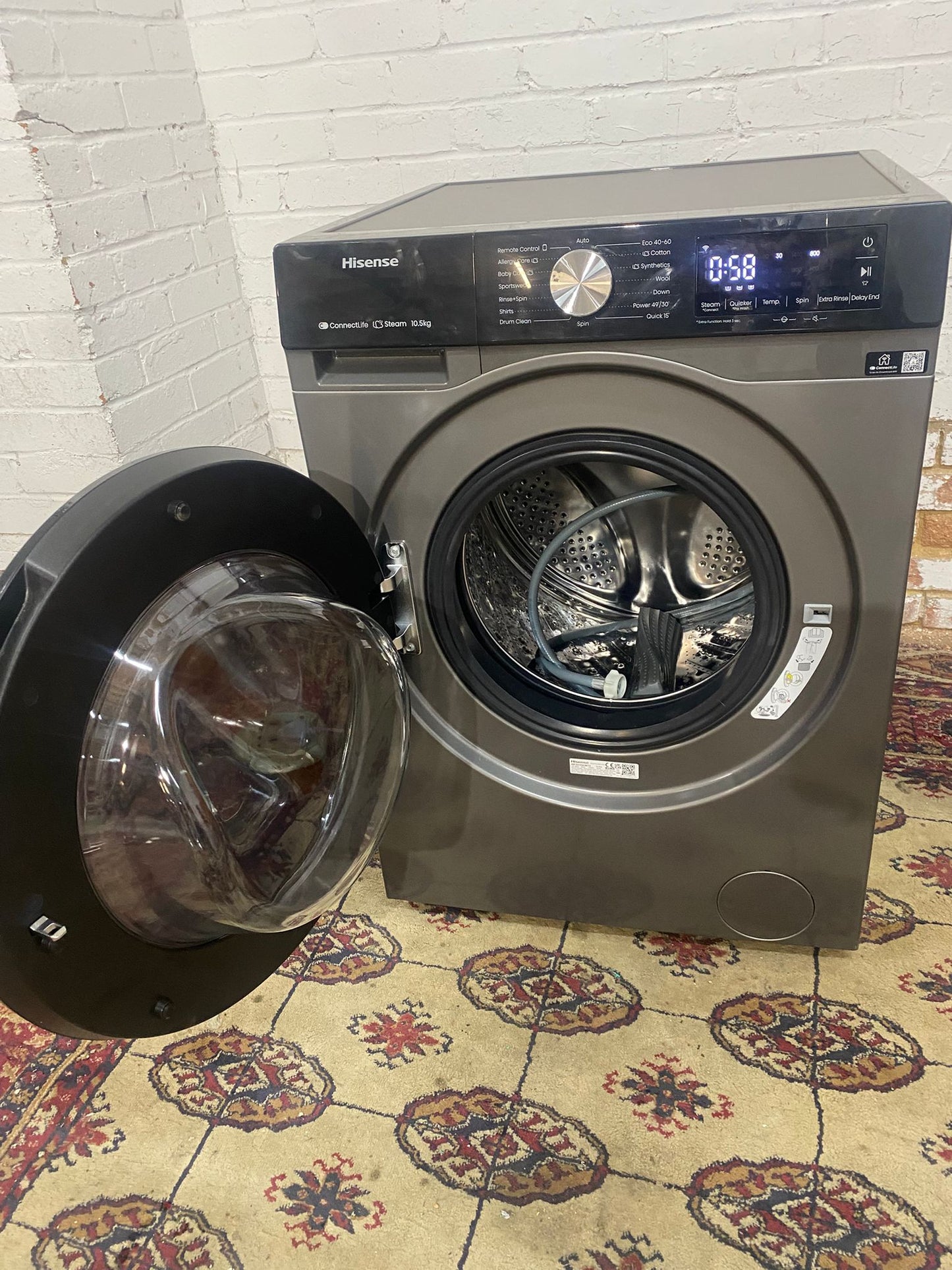 ✅🚚Beautiful Hisense 10.5KG Washing Machine For Sale