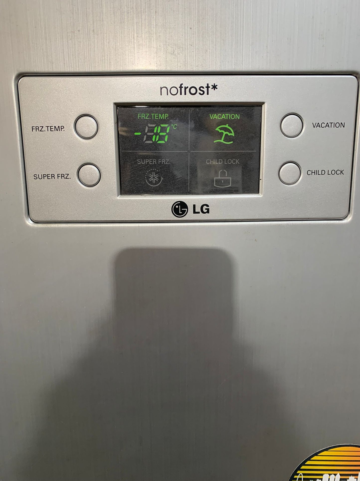 Beautiful Tall LG Grey Fridge Freezer With Water Dispenser For Sale
