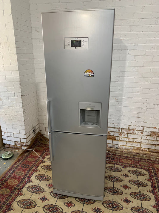 Beautiful Tall LG Grey Fridge Freezer With Water Dispenser For Sale