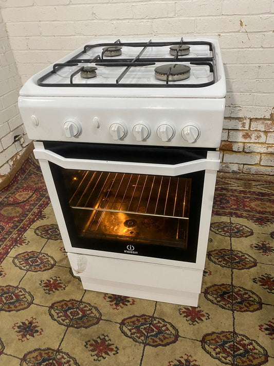 🚚Beautiful 50 CM Indesit Gas Cooker With Large Oven For Sale