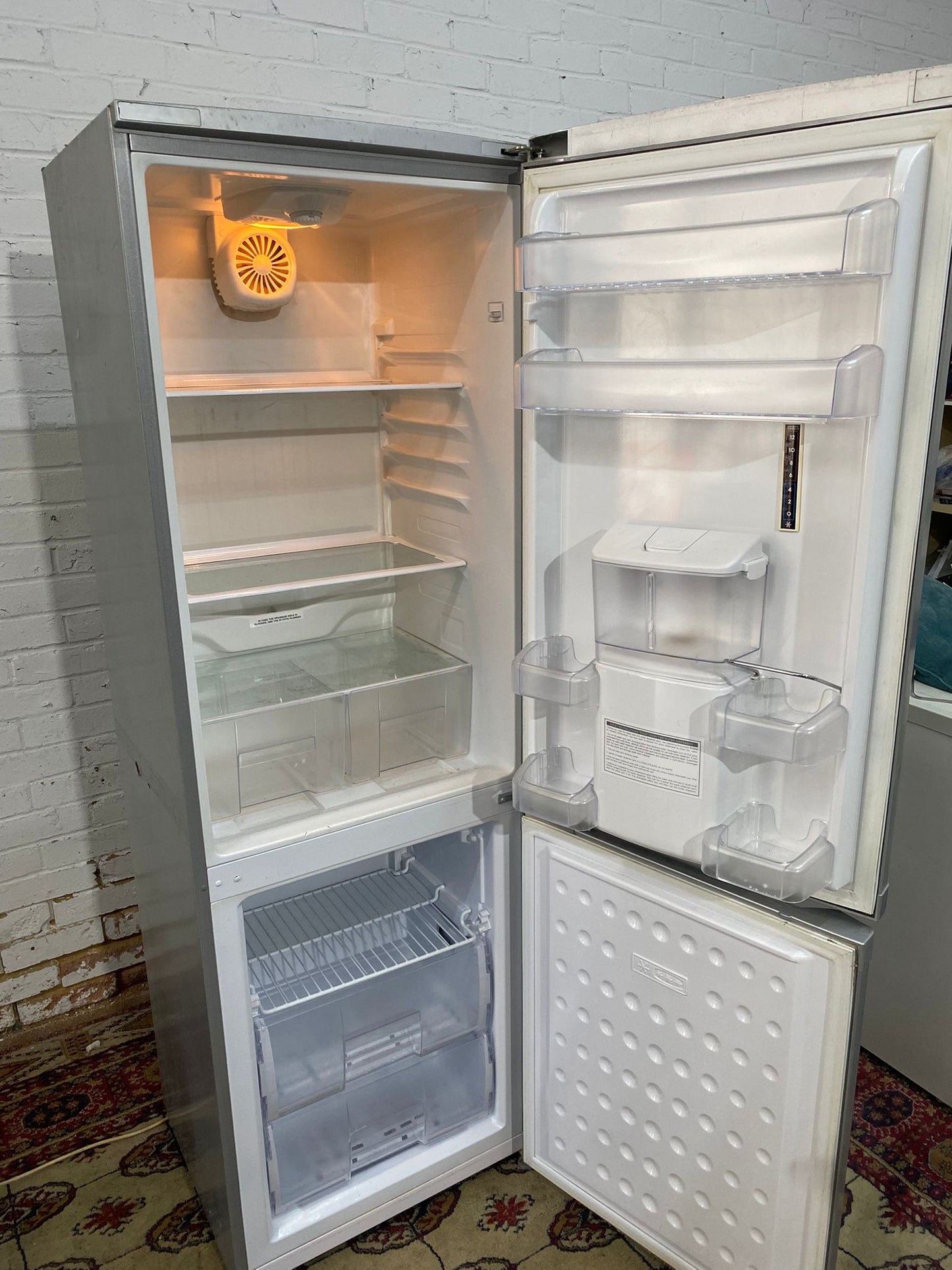 Tall Beko Grey Fridge Freezer For Sale