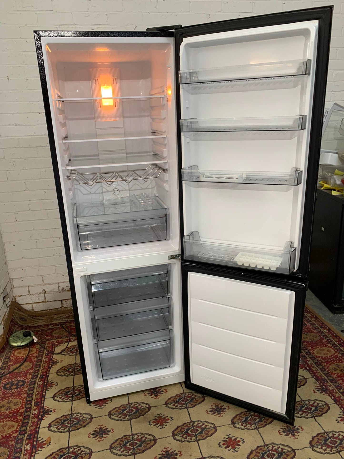 Daewoo Black Fridge Freezer For Sale