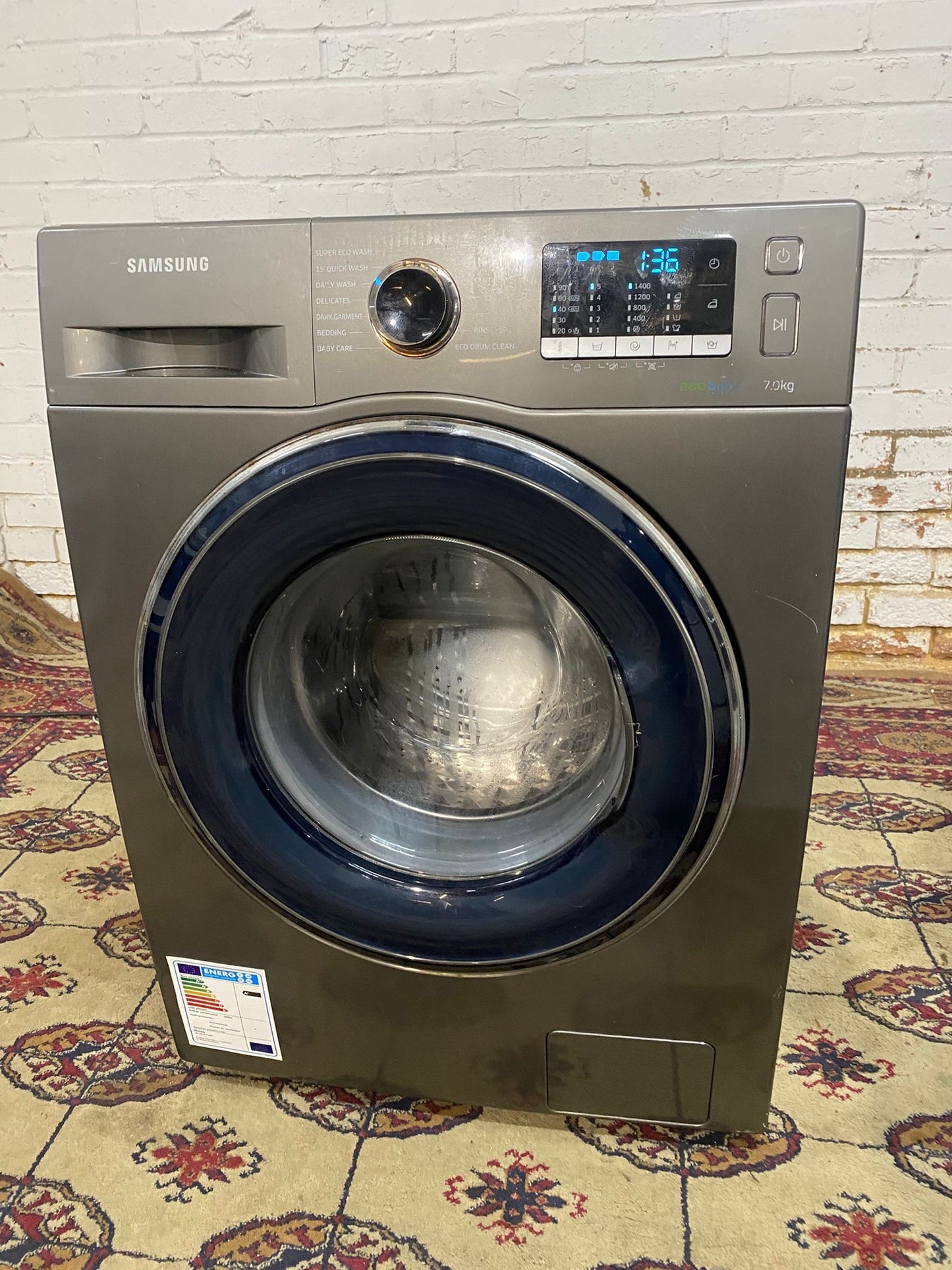 Samsung Digital Inverter Grey Washing Machine For Sale