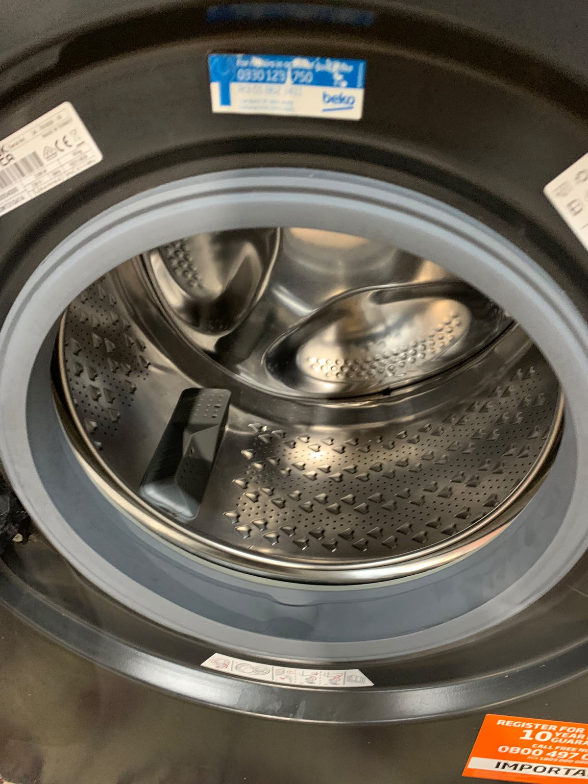 Beko Matt Black Fully Loaded 10KG Washing Machine