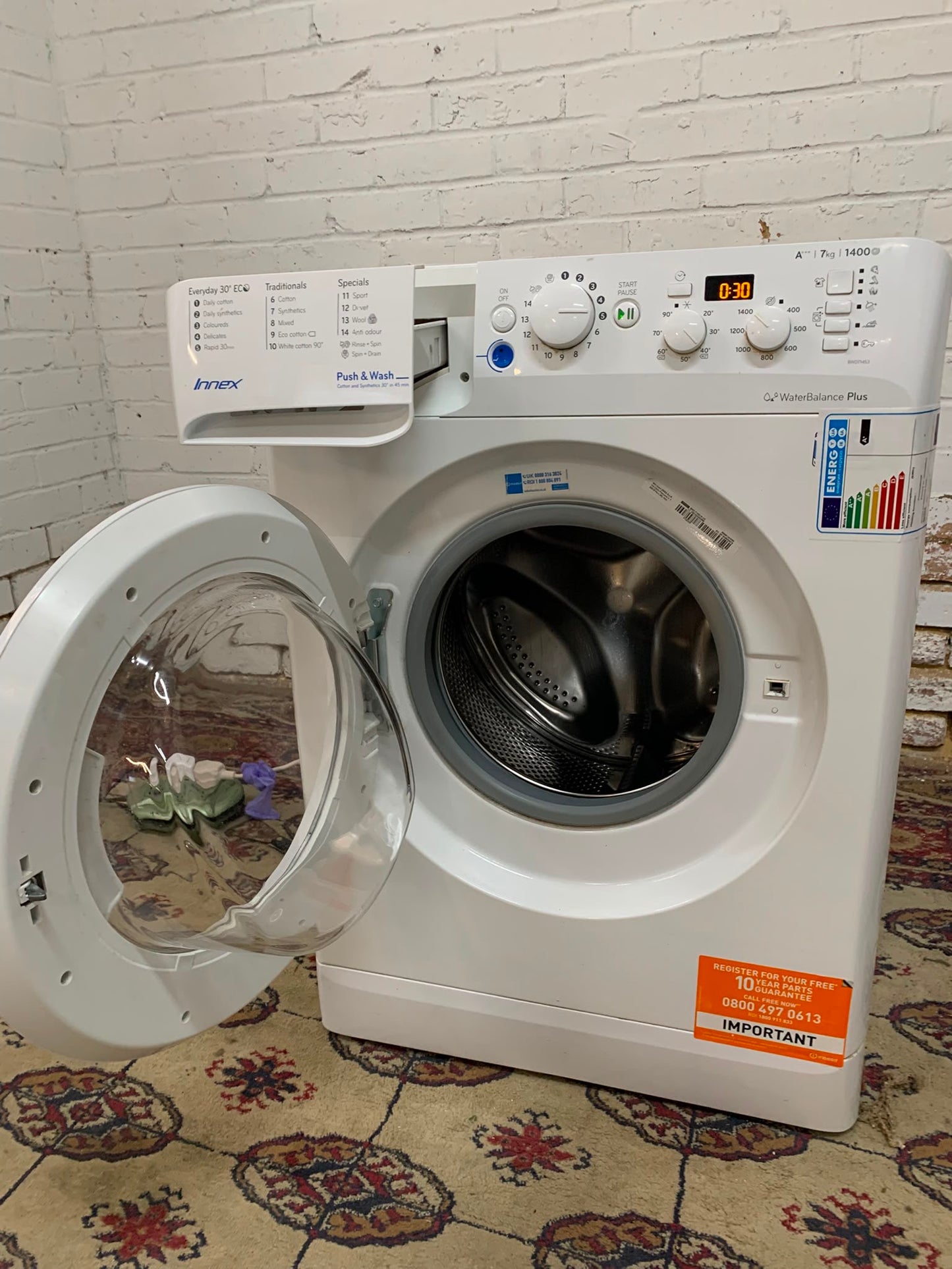 Indesit 7KG Washing Machine For Sale