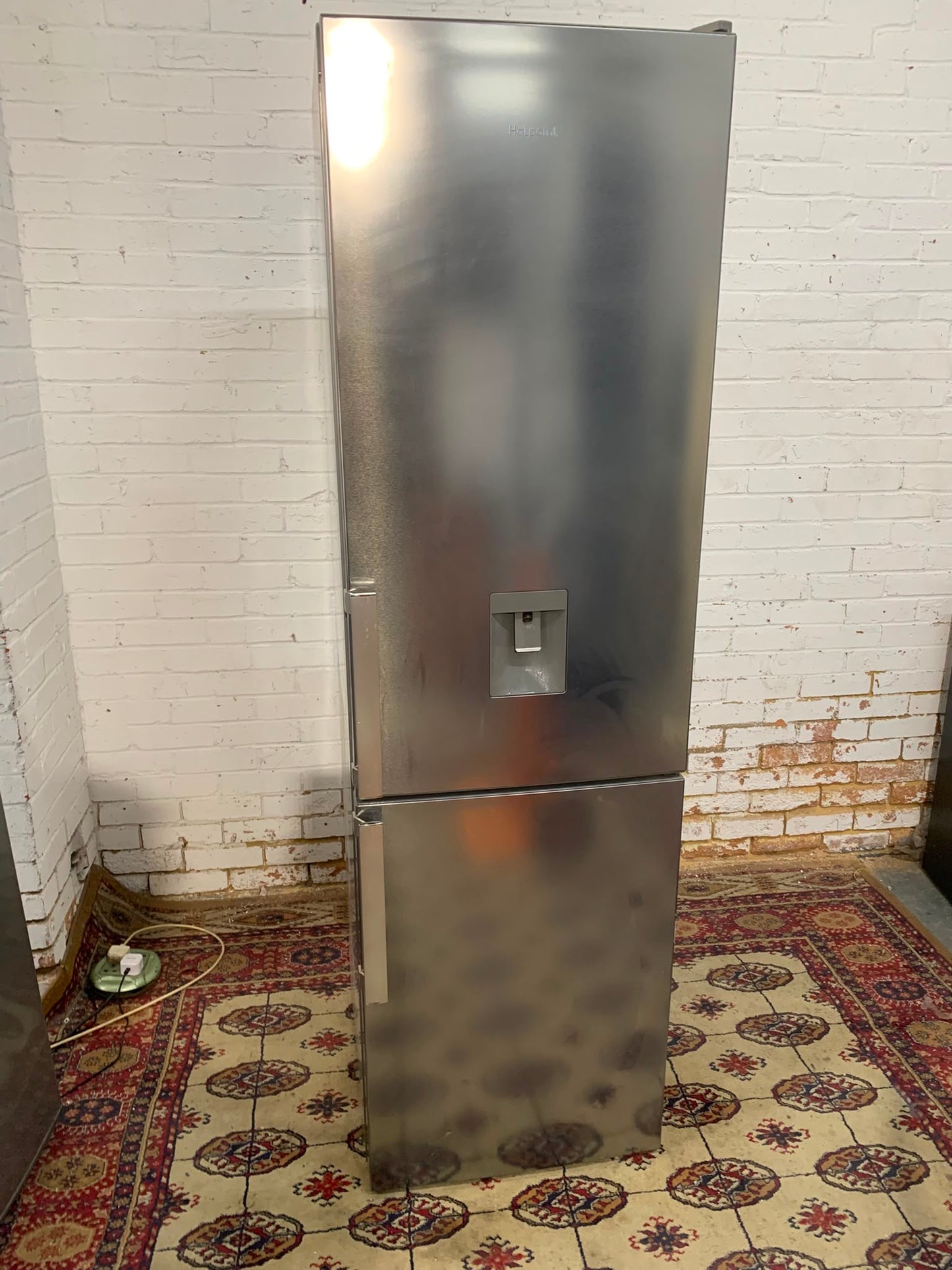 Tall 2M HotPoint Stainless Steel With Water Dispenser Fridge Freezer For Sale