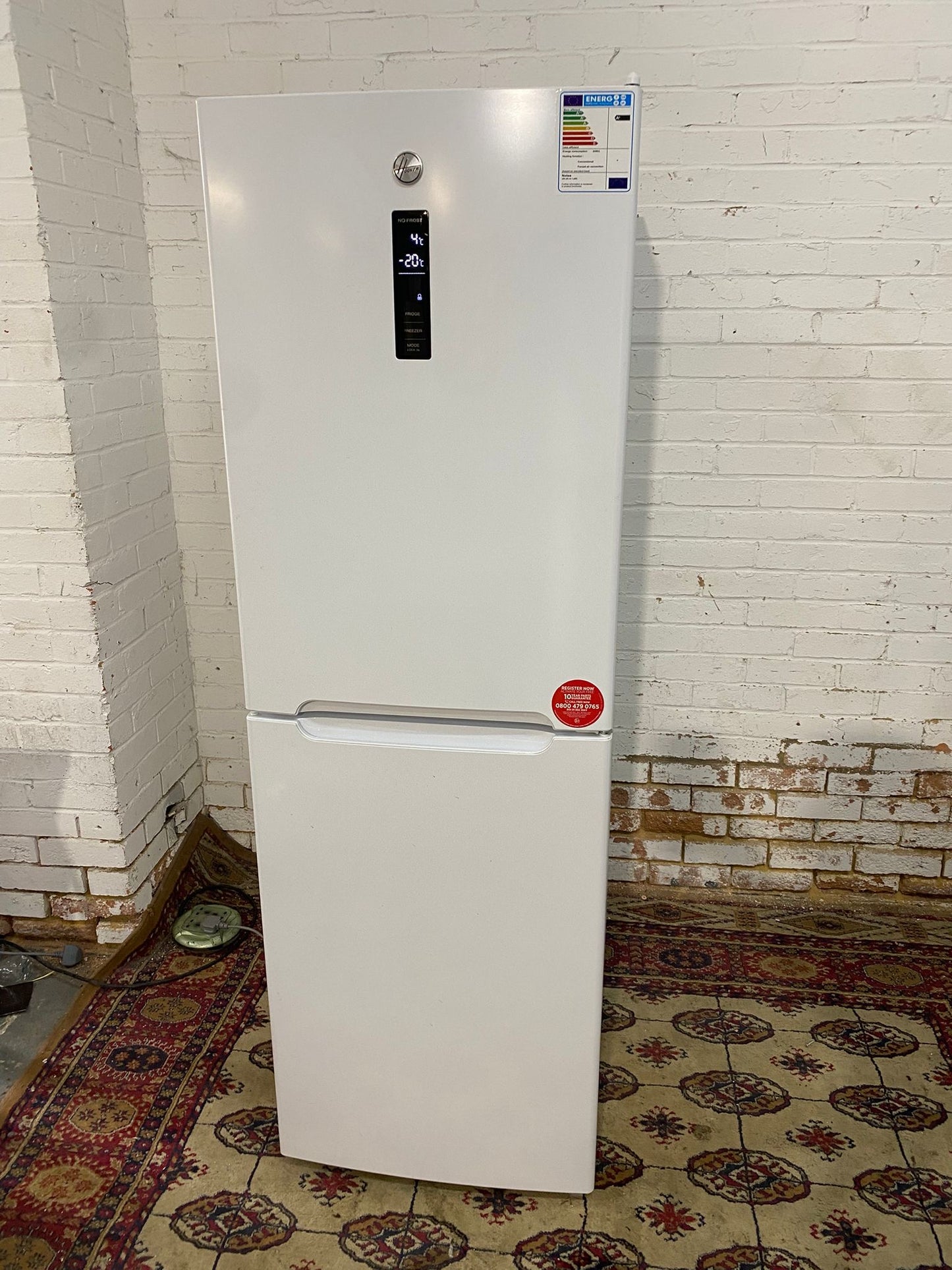 Hoover White Latest Model Fridge Freezer For Sale