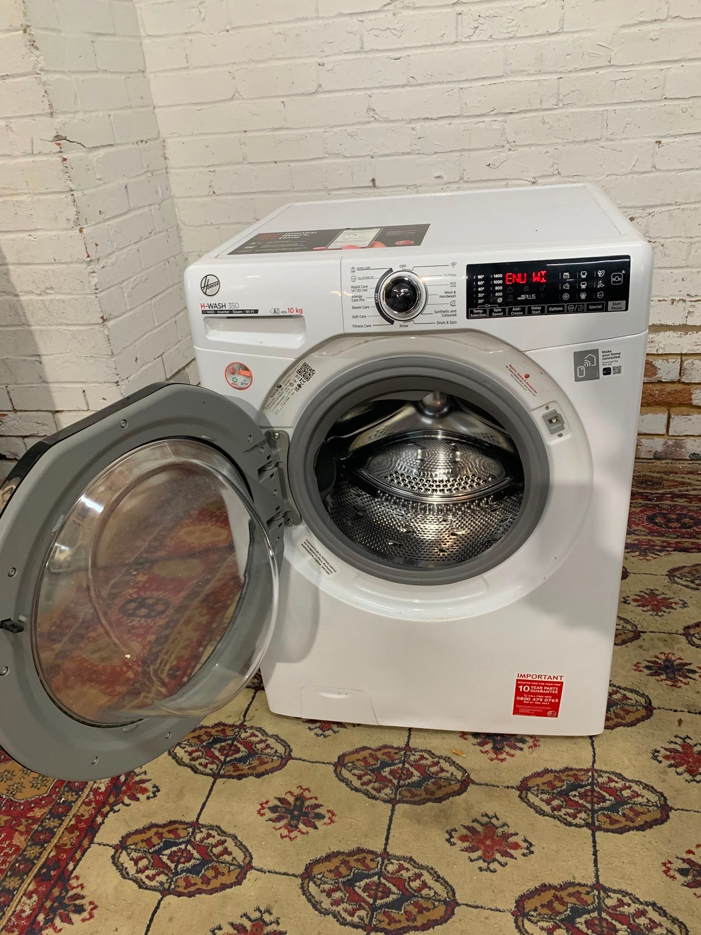 10KG Hoover Washing Machine With Wi-Fi Technology For Sale