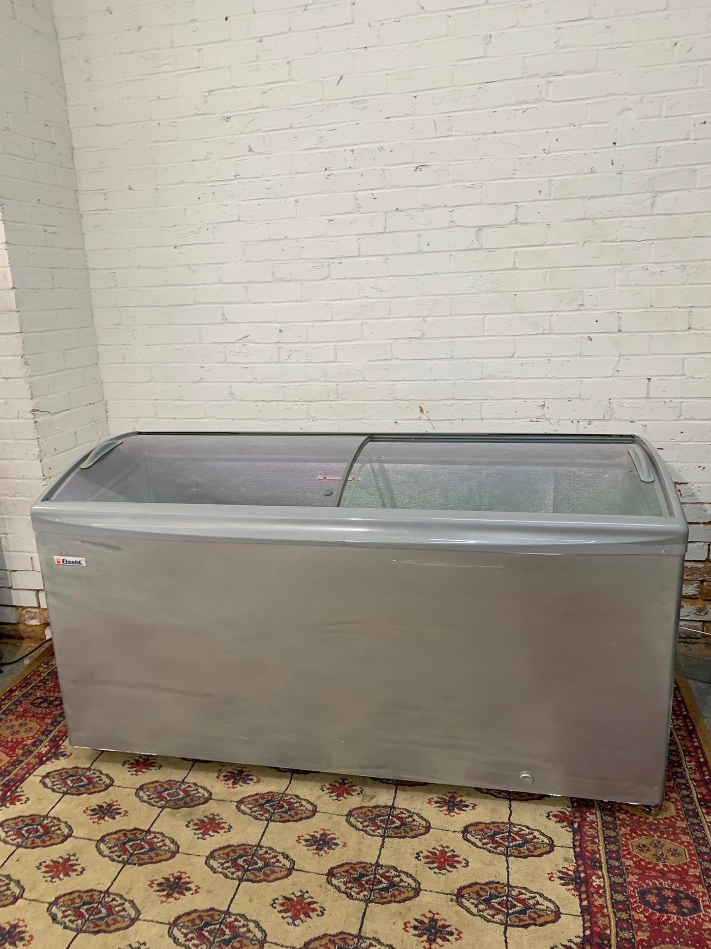 1.7M Long Commercial Glass Chest Freezer For Sale