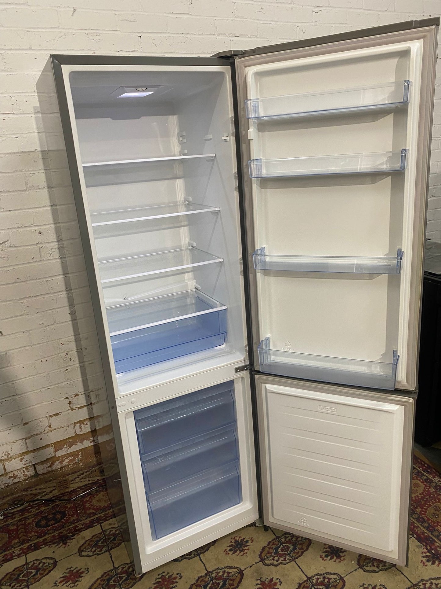 FridgeMaster Grey Fridge Freezer For Sale